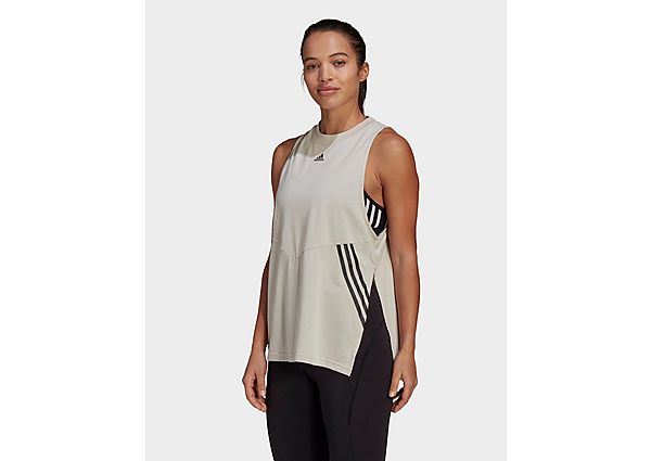 adidas Débardeur Oversize - Aluminium / Black, Aluminium / Black