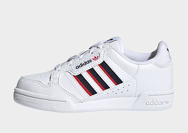adidas Originals Chaussure Continental 80 Stripes - Cloud White / Collegiate Navy / Vivid Red, Cloud