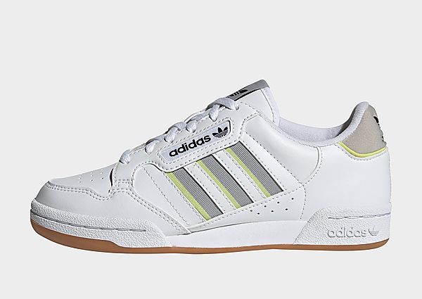 adidas Originals Chaussure Continental 80 Stripes - Cloud White / Grey Two / Semi Frozen Yellow, Clo