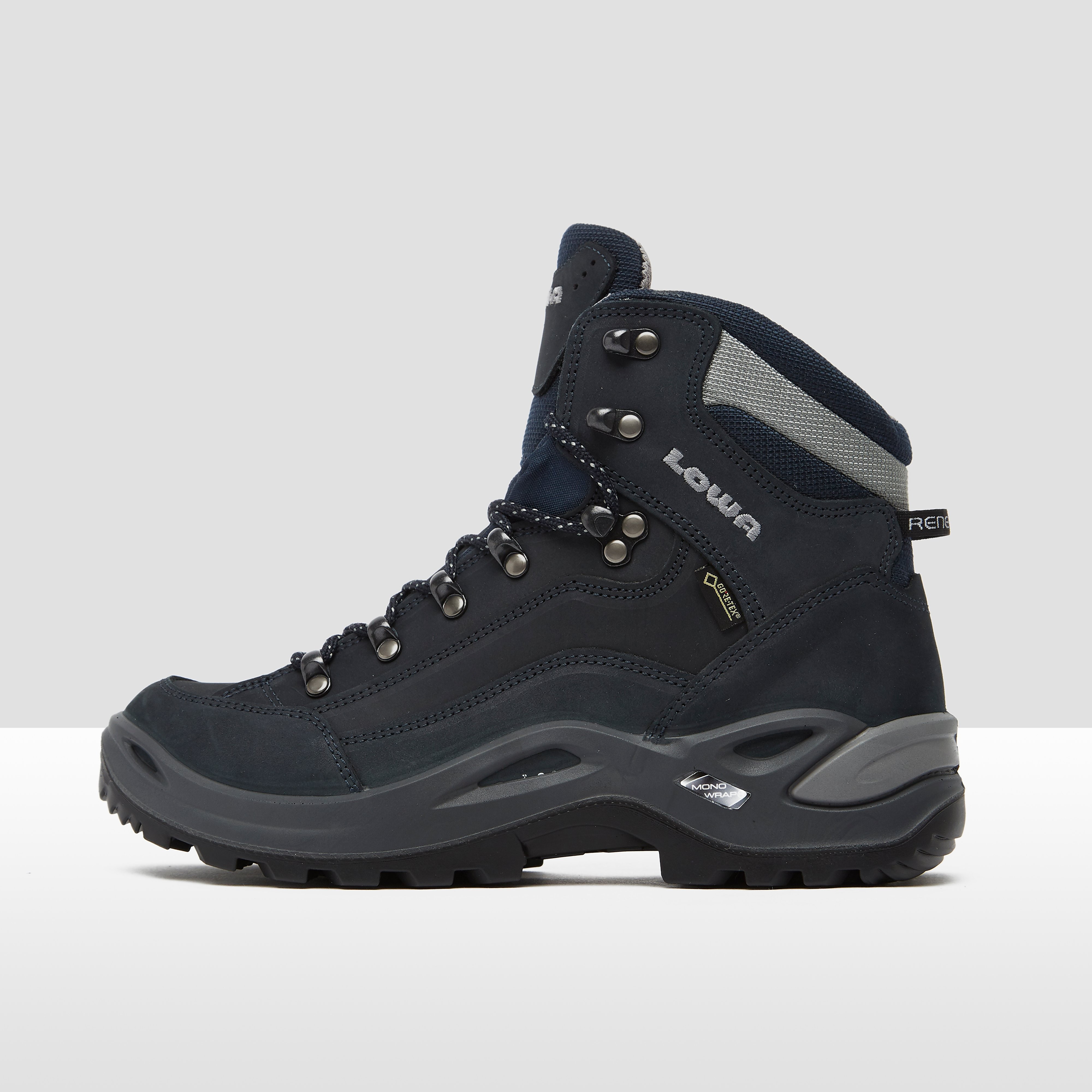 Lowa renegade mid gore tex wandelschoenen blauw dames