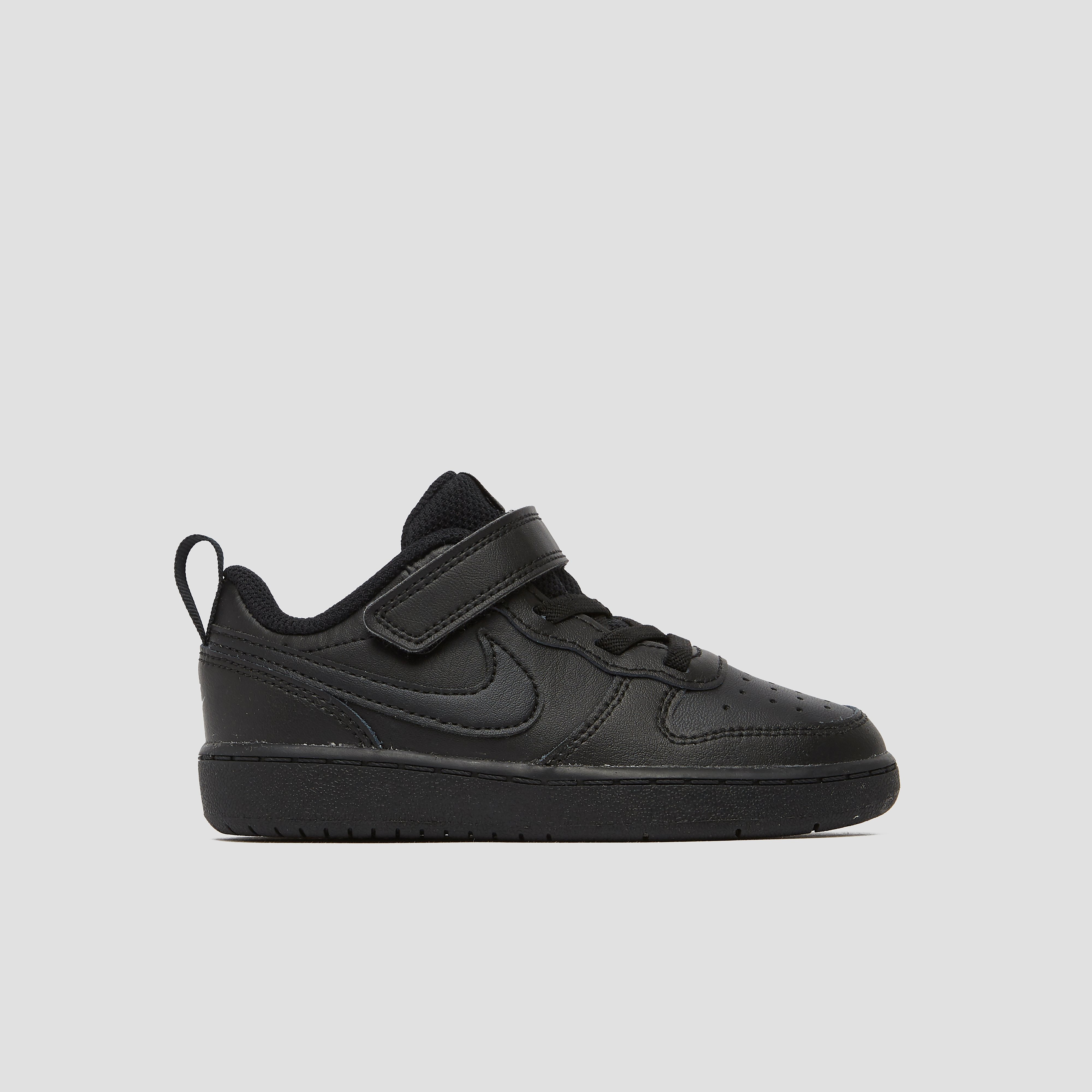 Nike court borough low 2 sneakers zwart baby