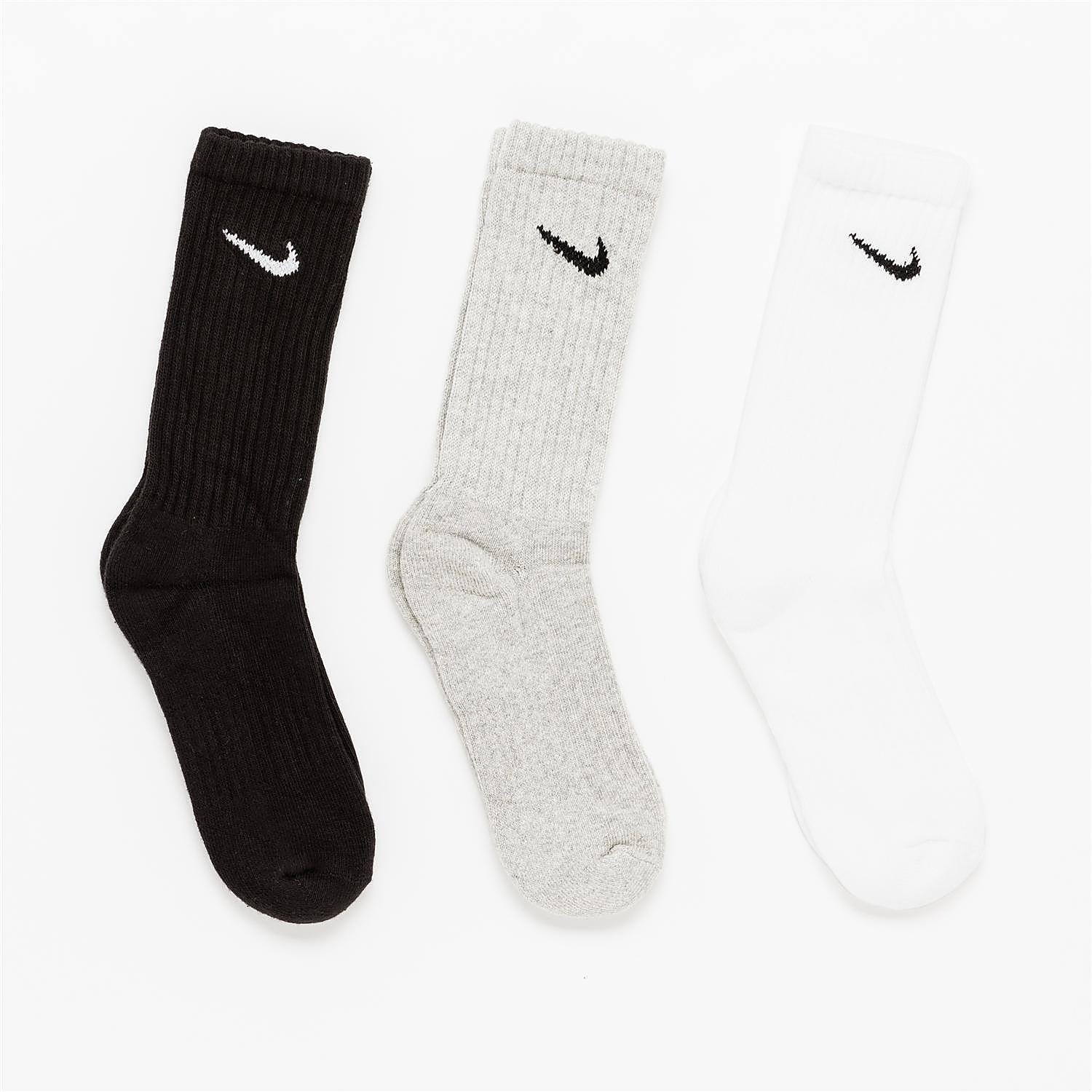 Nike value cotton crew 3 pack sokken