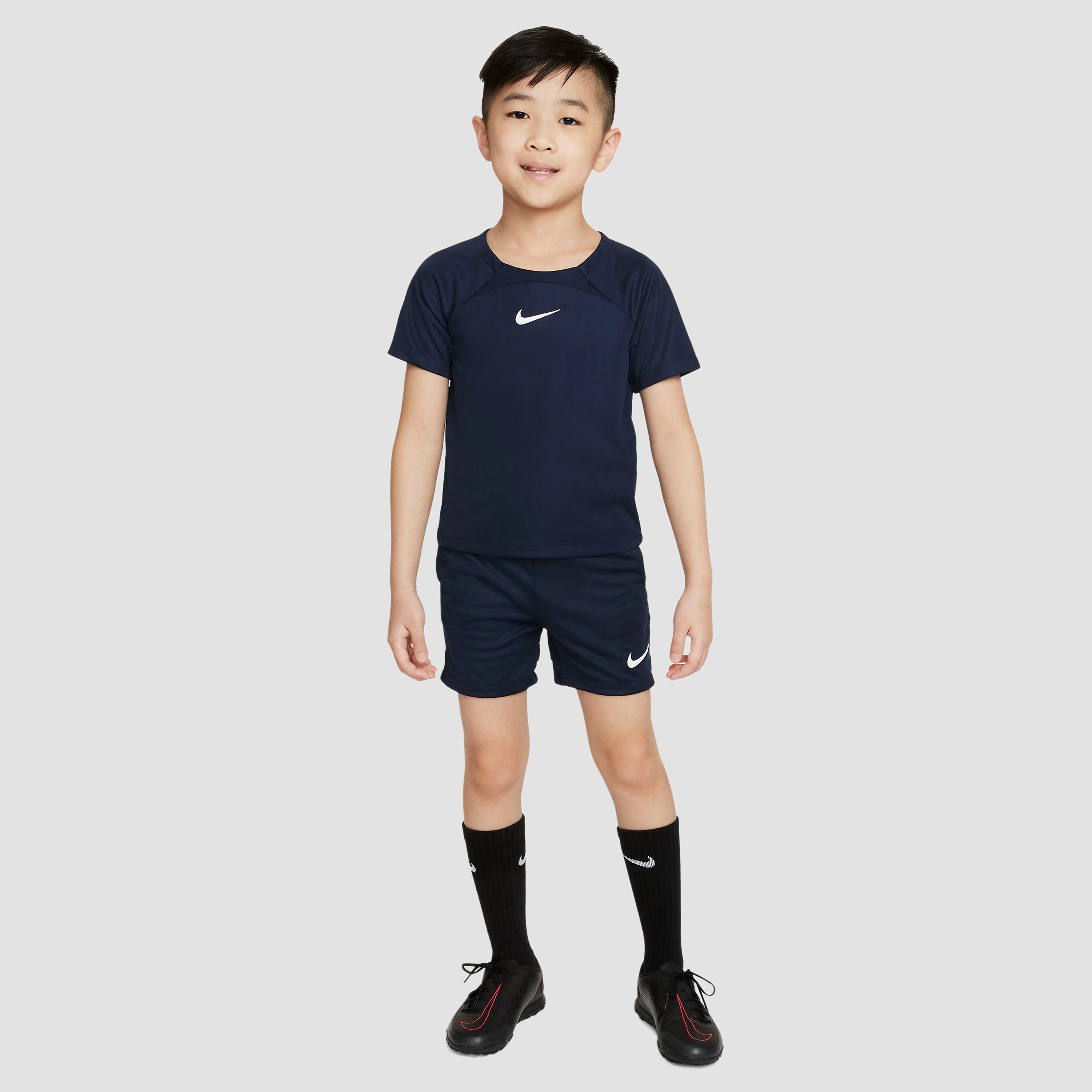 Nike dri fit academy pro trainingstenue blauw kinderen