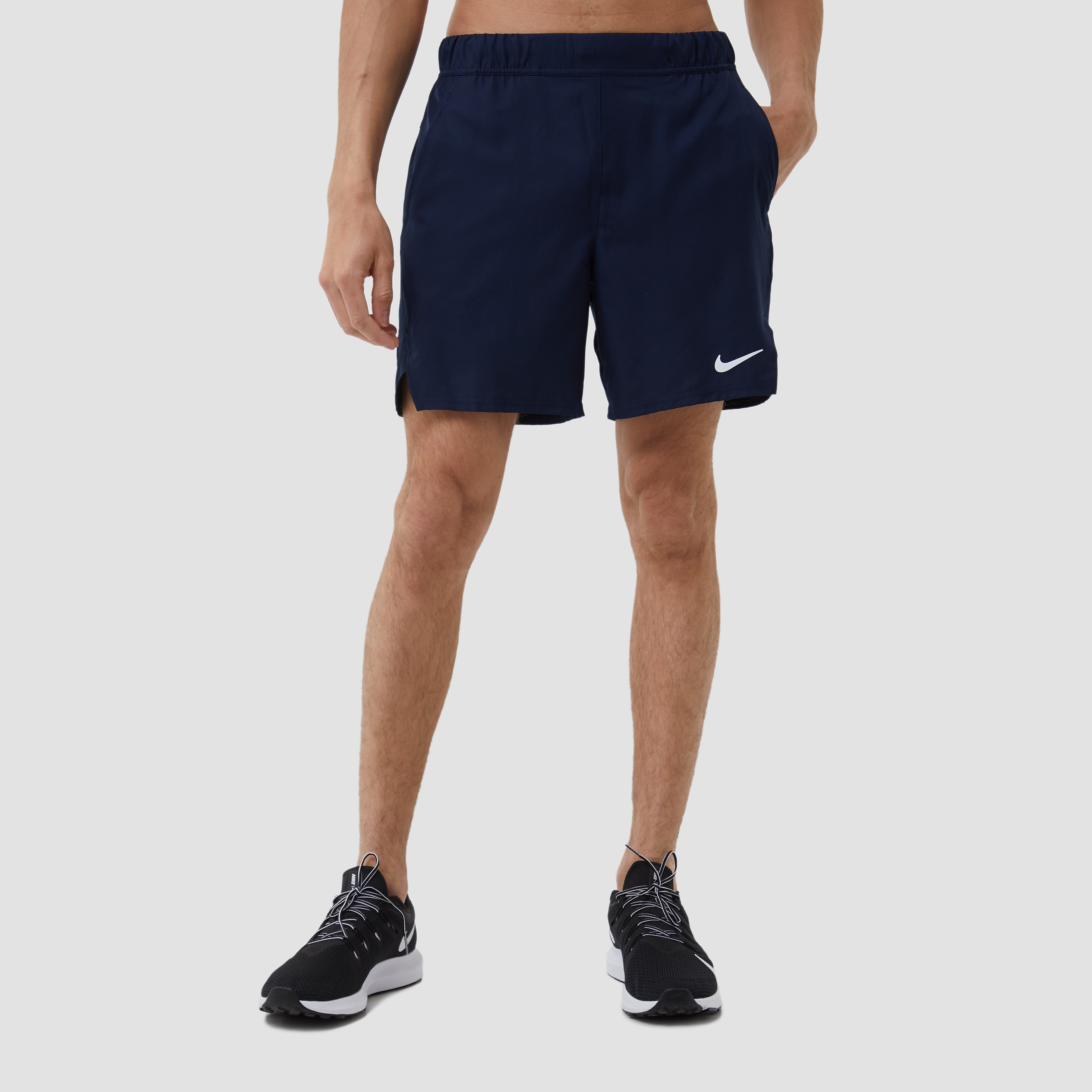 Nike nike court dri fit victory 7 inch tennisshort blauw heren