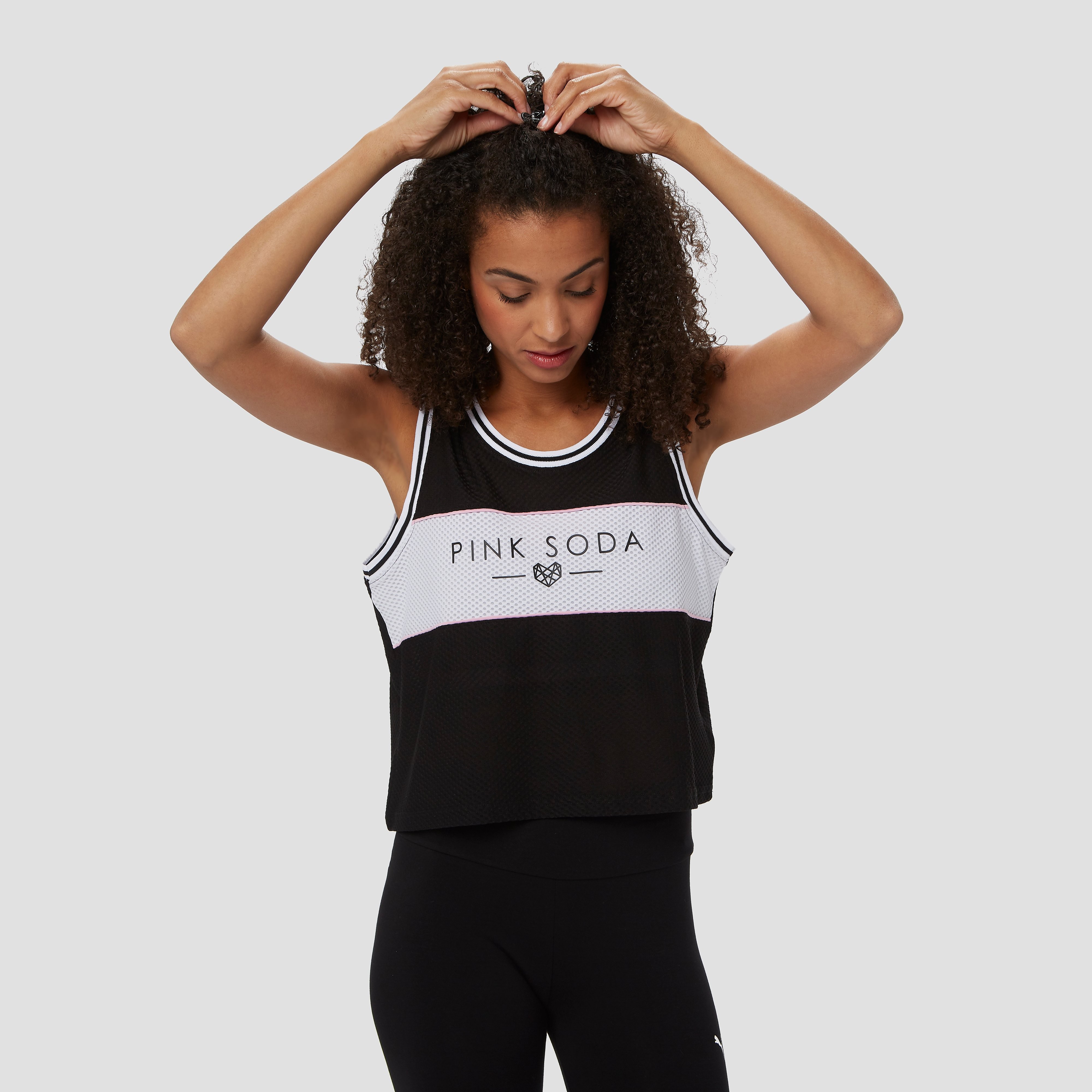 Pink Soda Sienna Mesh Tank pink soda kopen in de aanbieding