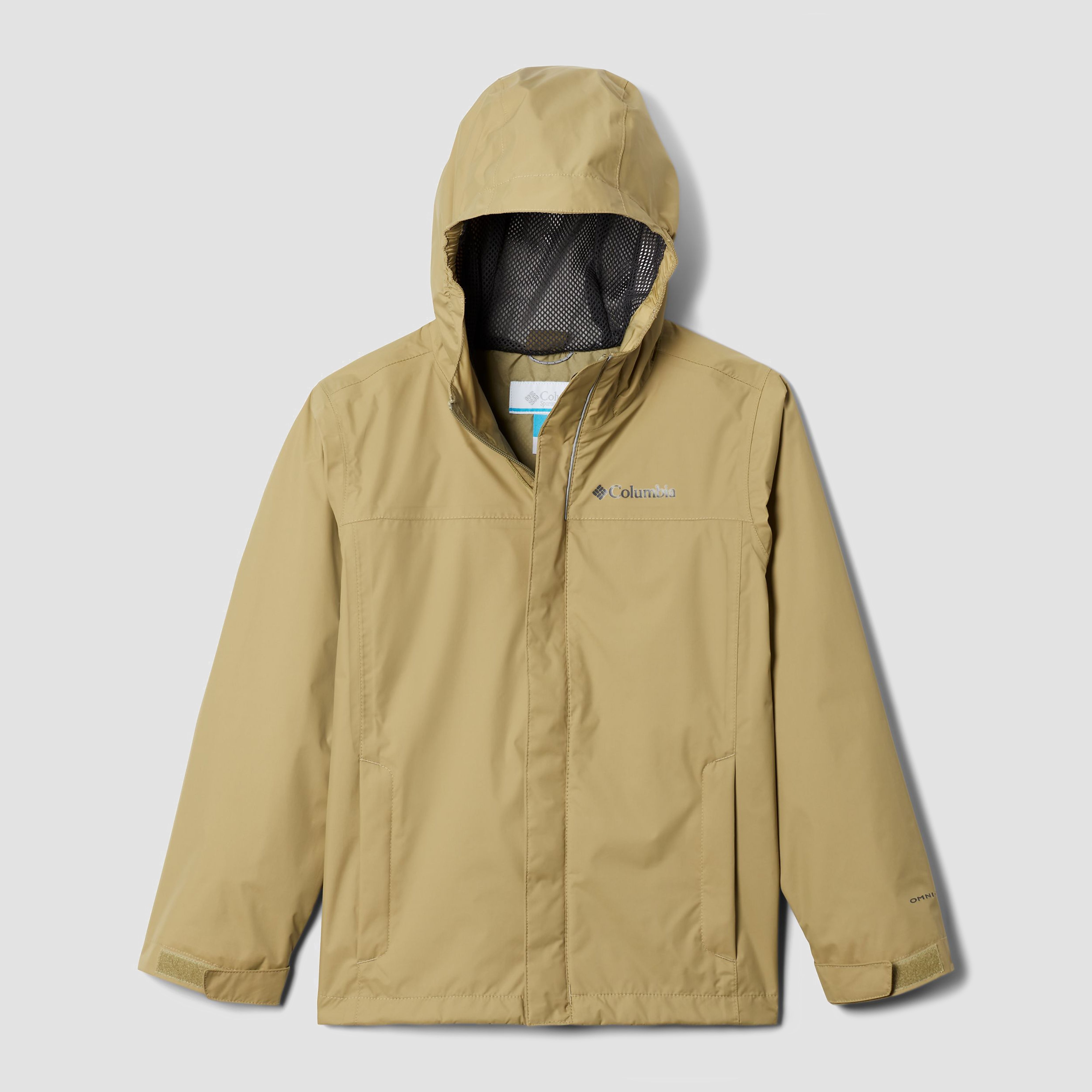 Columbia watertight outdoorjas groen/bruin kinderen