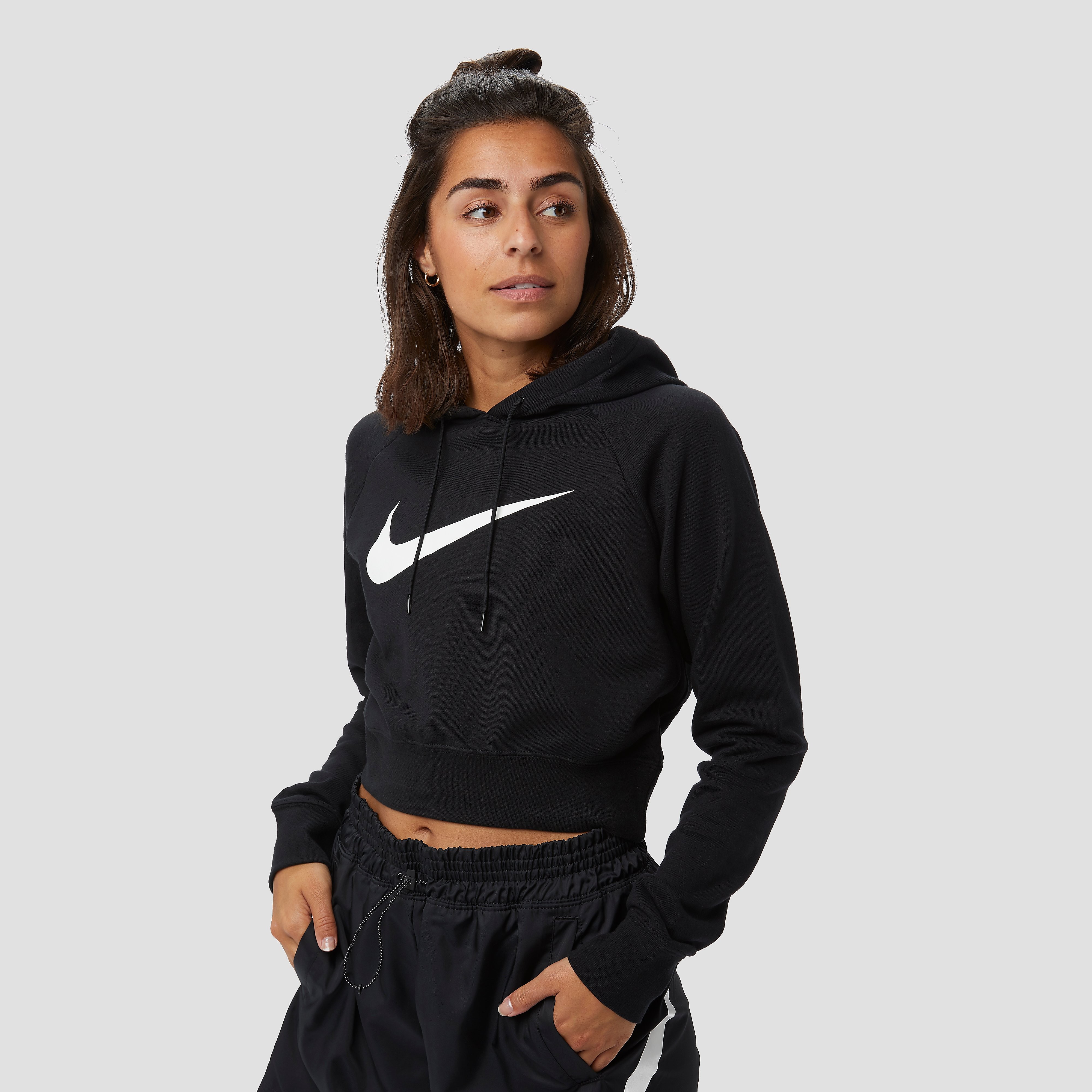 Nike W Nsw Swsh Hoodie Crop Ft nike kopen in de aanbieding