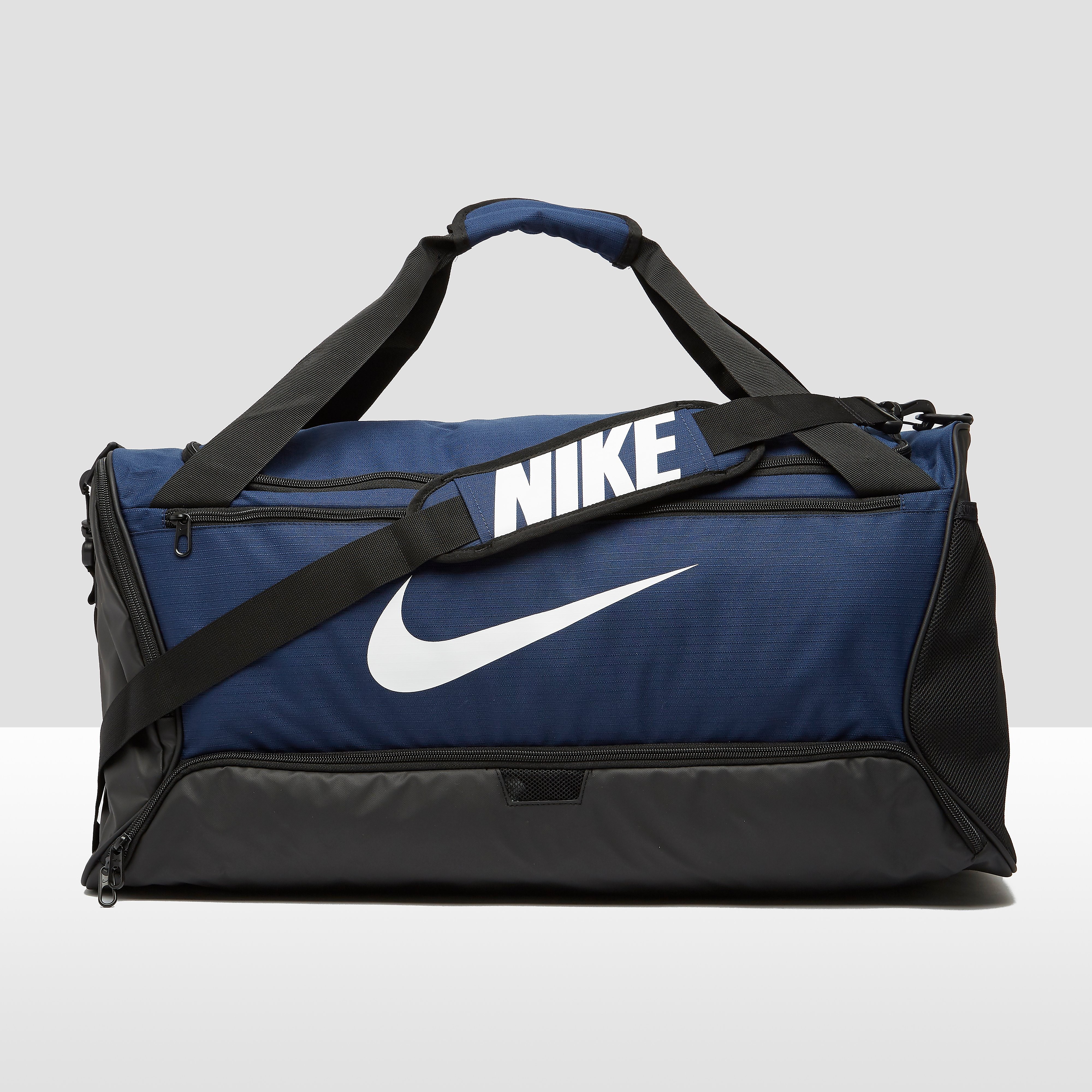 Nike nike brasilia duffel voetbaltas medium blauw zwart