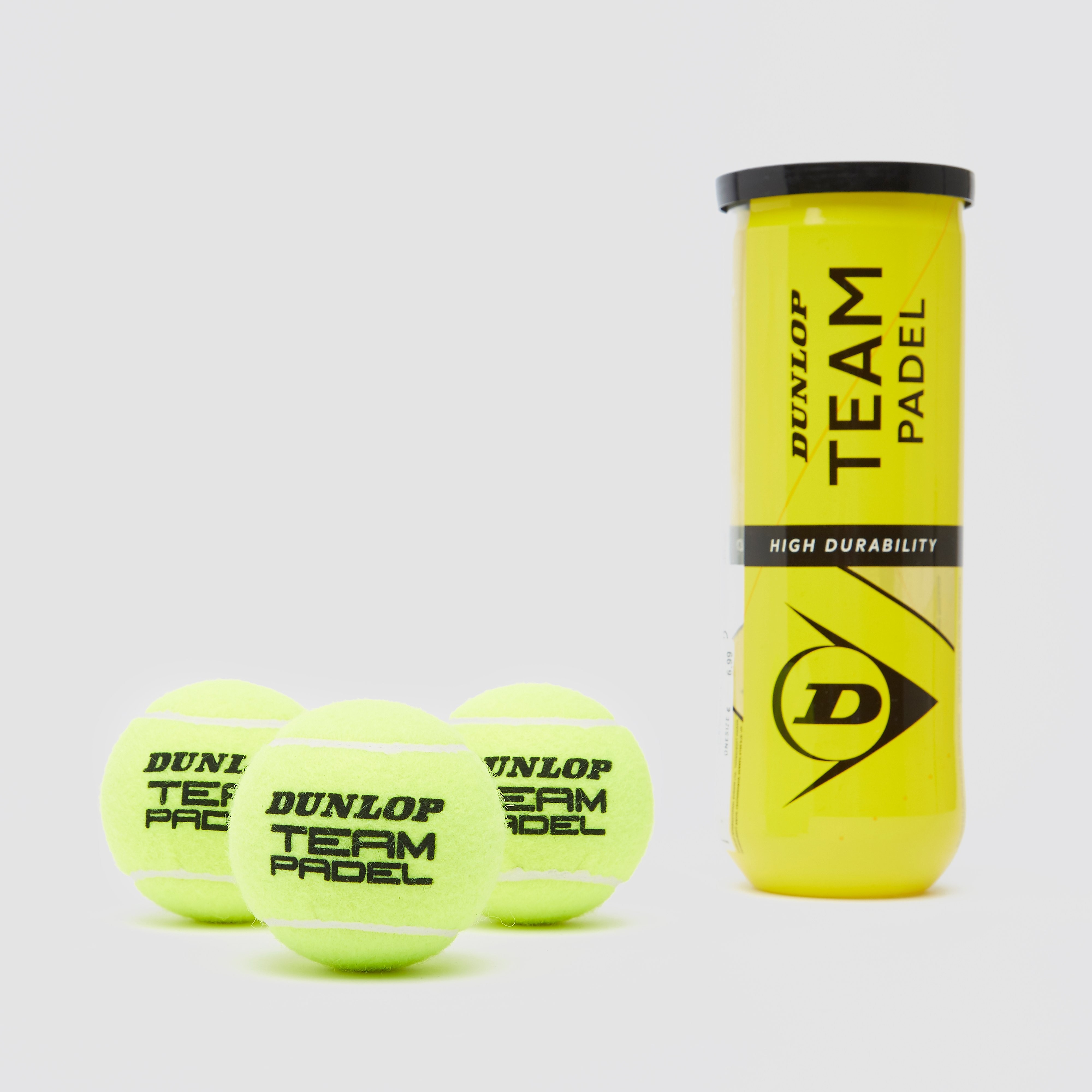 Dunlop dunlop team padel tennisballen geel