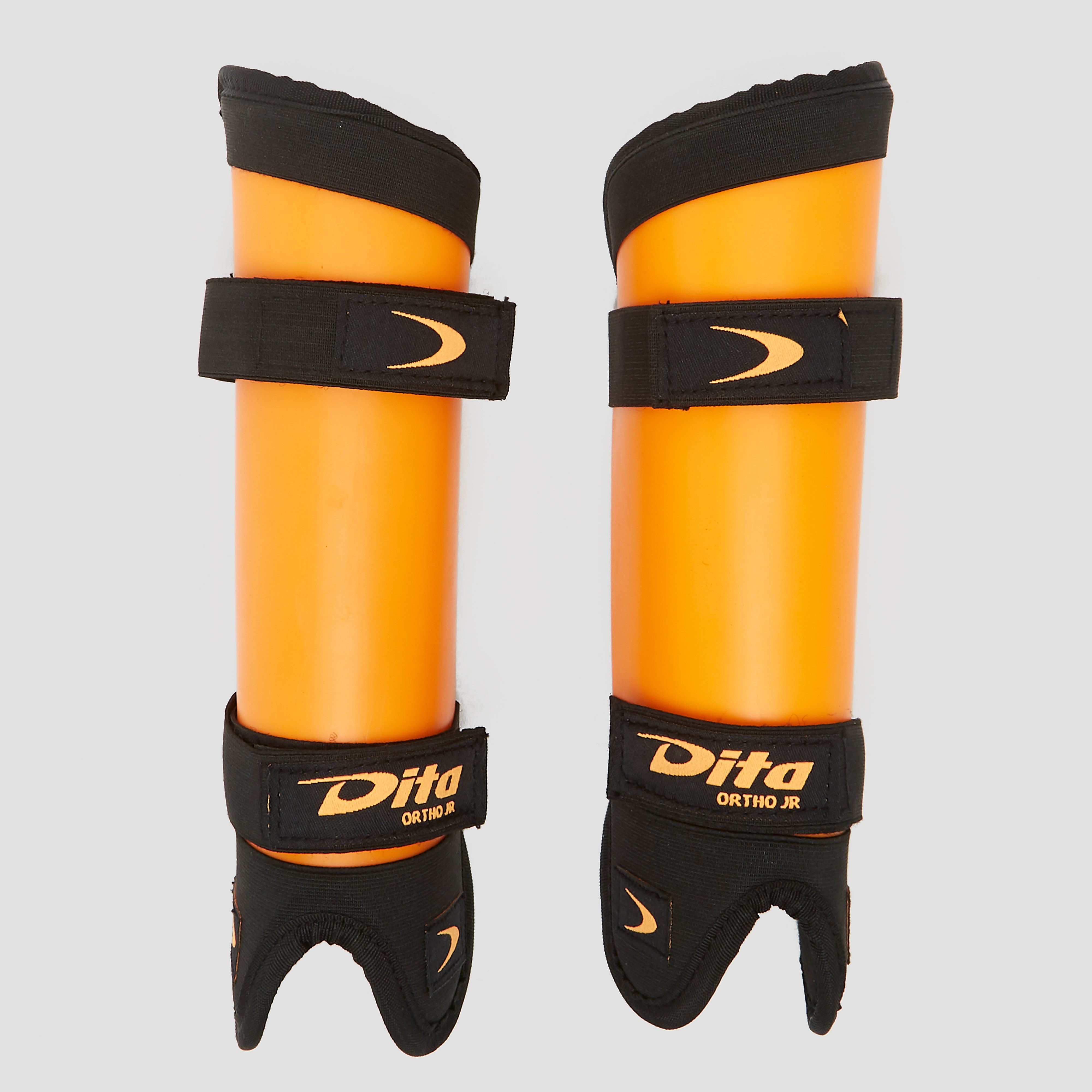 Dita ortho hockey scheenbechermers oranje/zwart