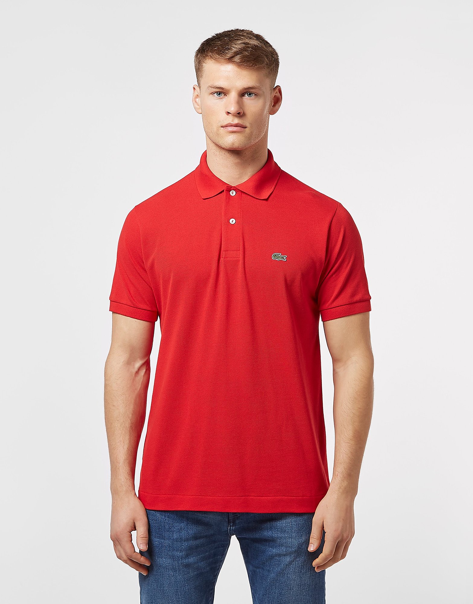 Lacoste Men's L1212 Polo Shirt - Red, Red