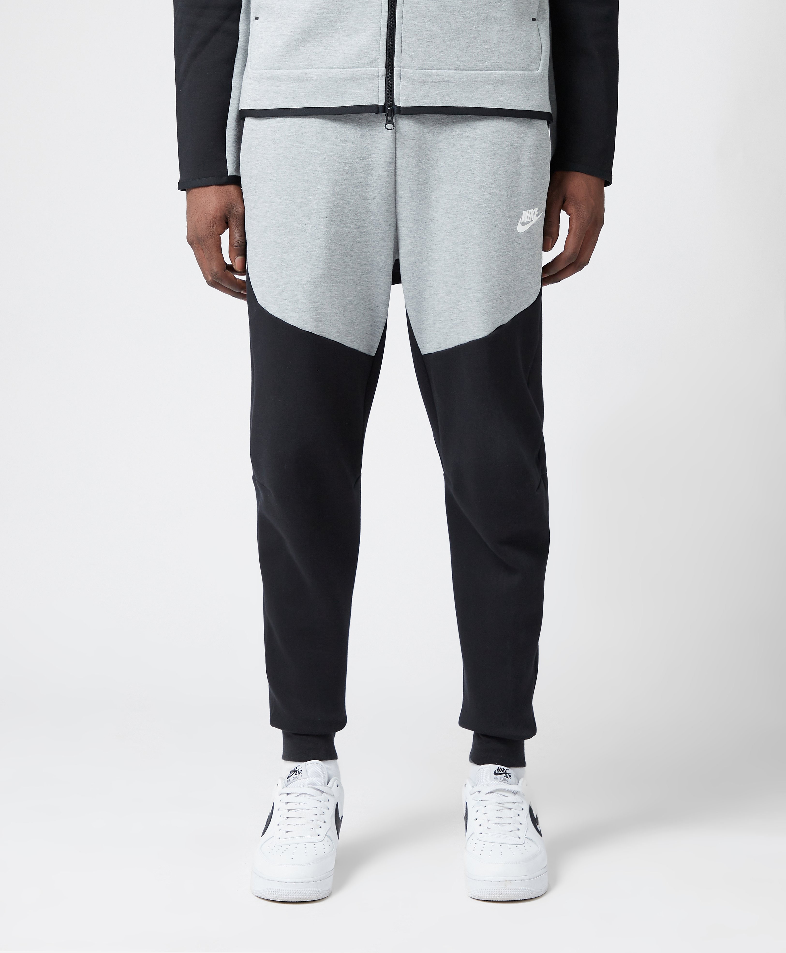 Nike Men's Tech Fleece Joggers - Black/Grey, Black/Grey