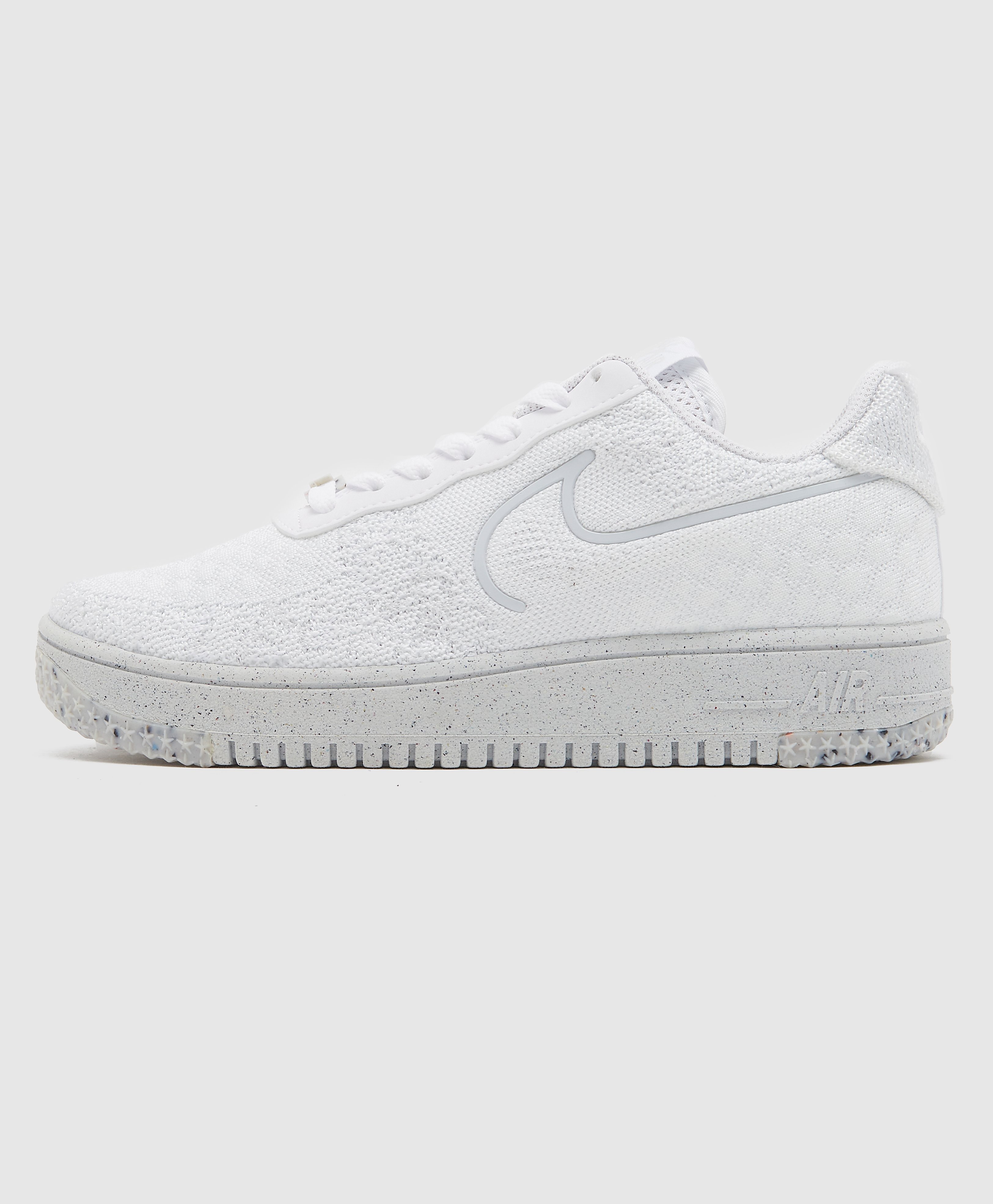 Nike Men's Air Force 1 Crater Flyknit Trainers - White, White