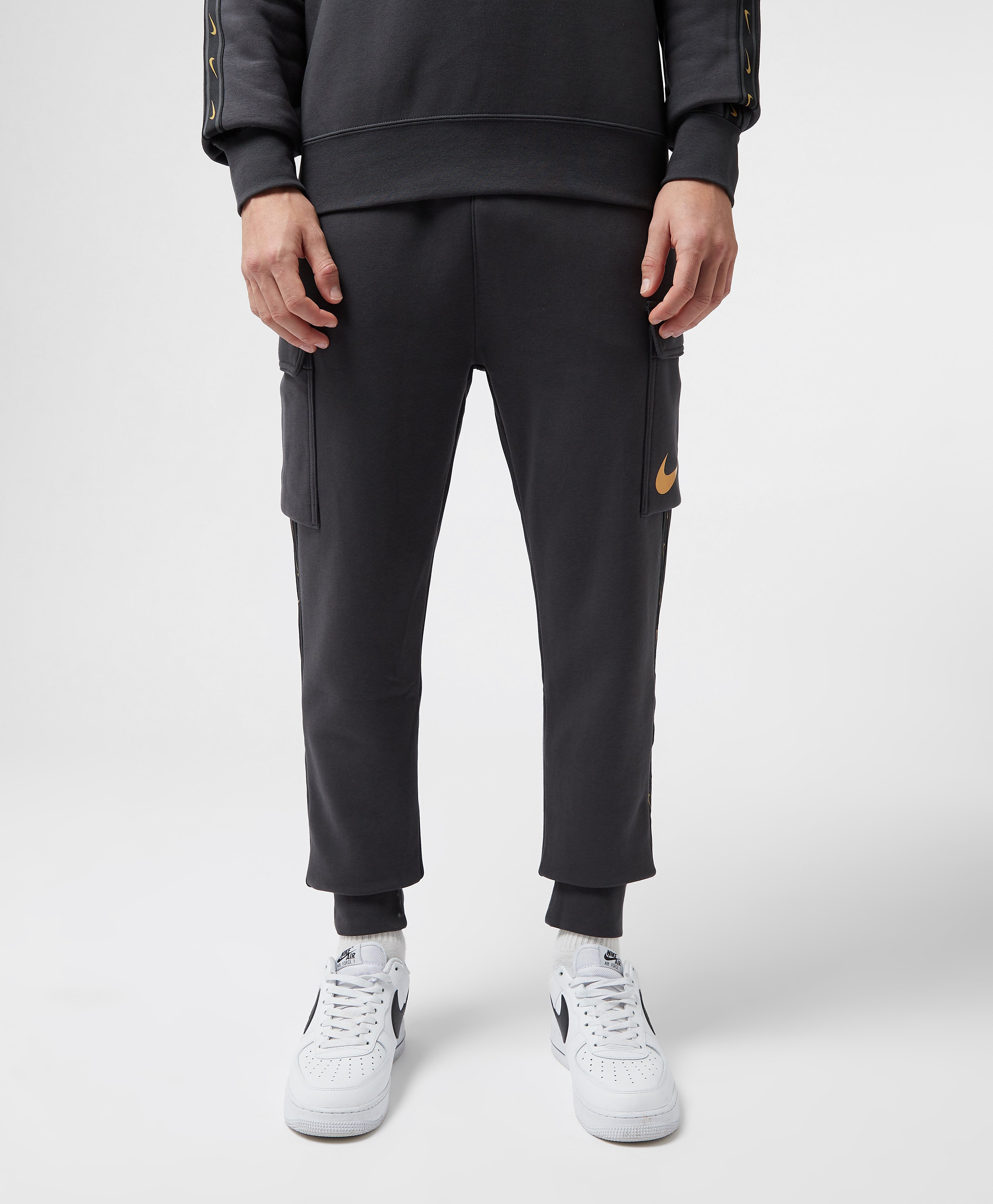 Nike Men's Repeat Fleece Joggers - Grey, Grey