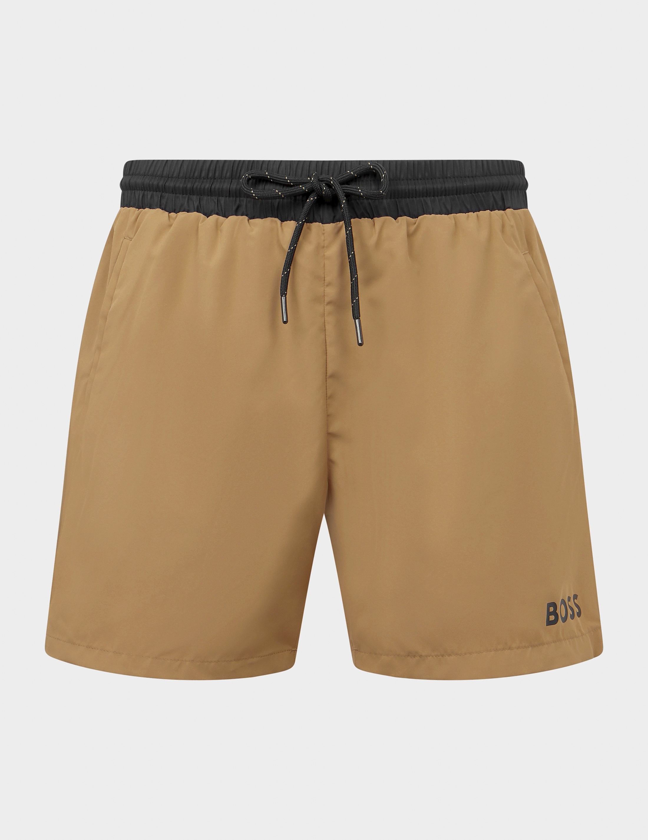Men's BOSS Starfish Swim Shorts Multi, Brown/Black product
