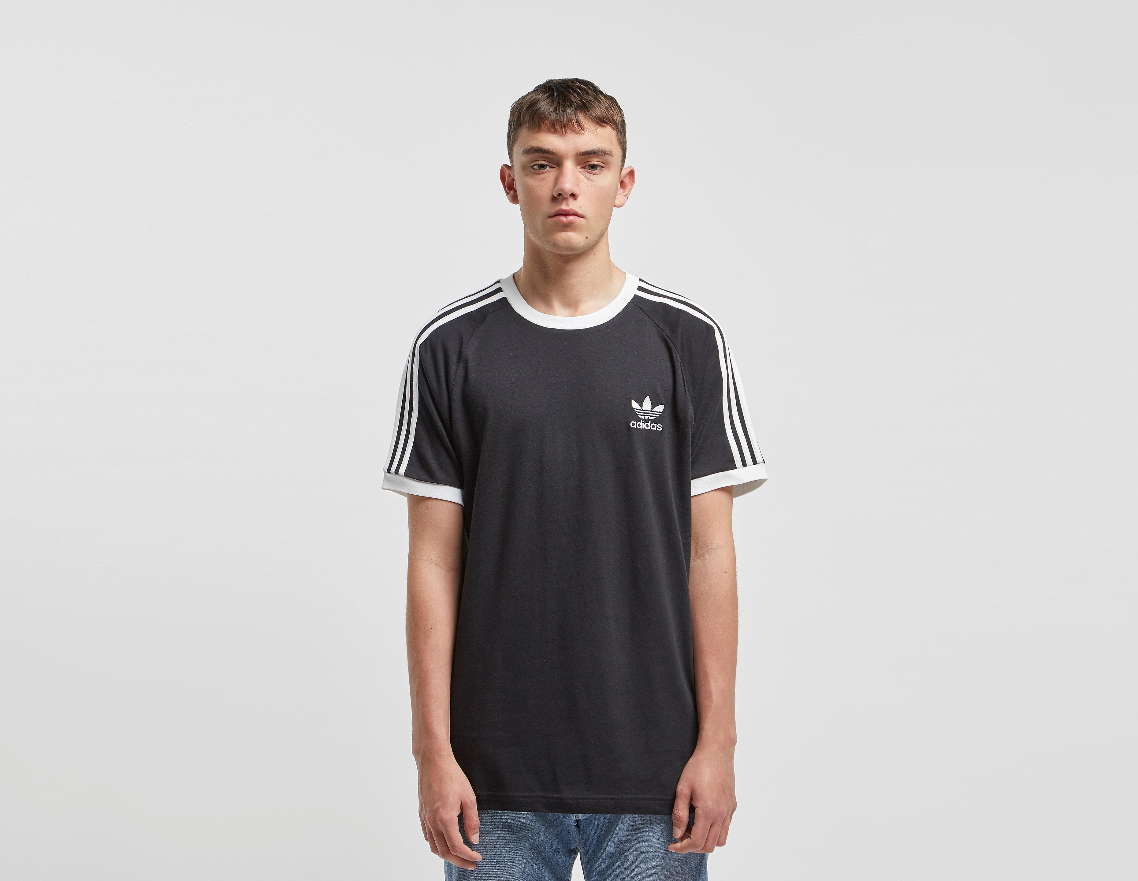 Adidas Originals 3 Stripes T Shirt Zwart adidas originals kopen in de aanbieding