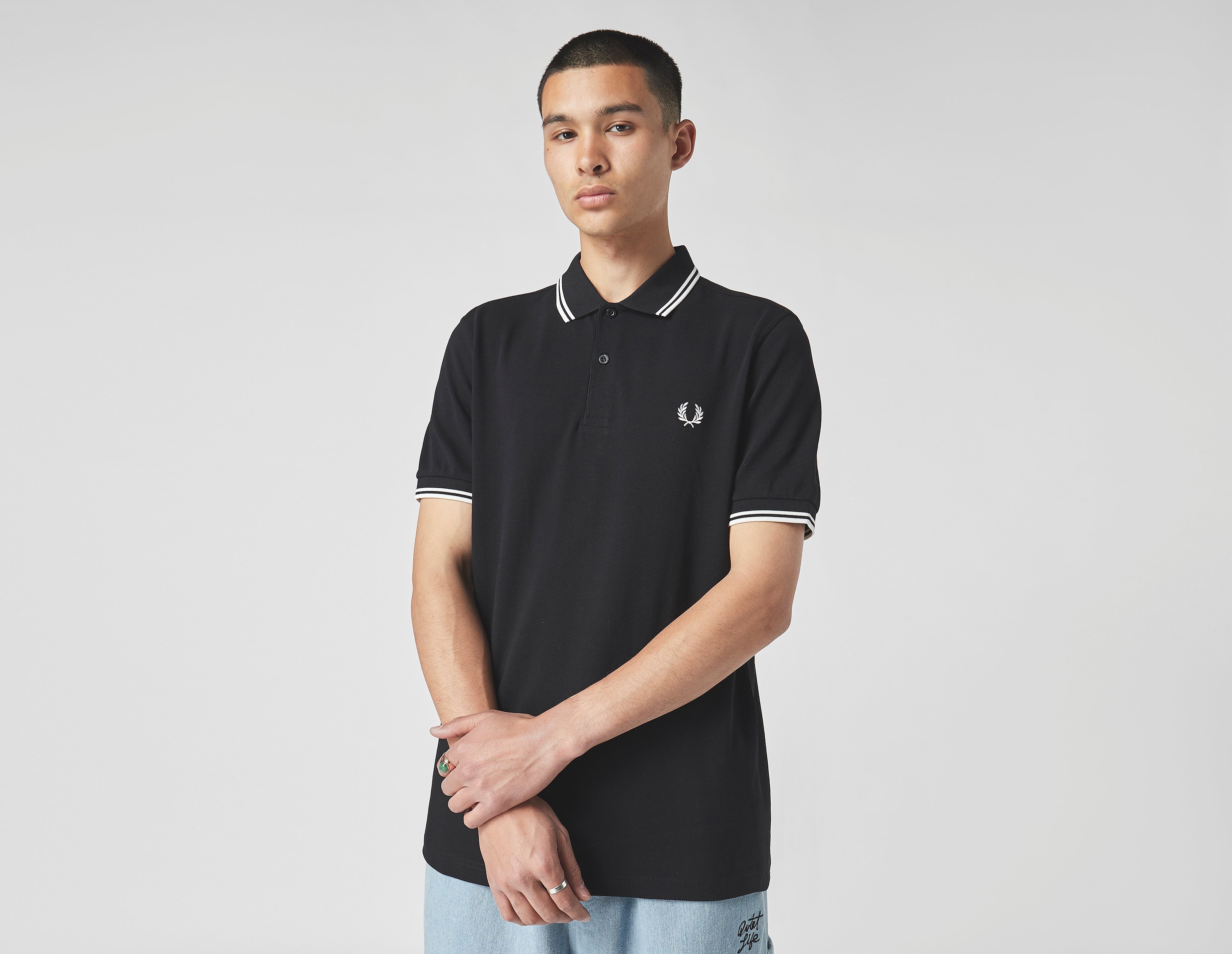 Fred Perry Twin Tip Short Sleeve Polo Shirt