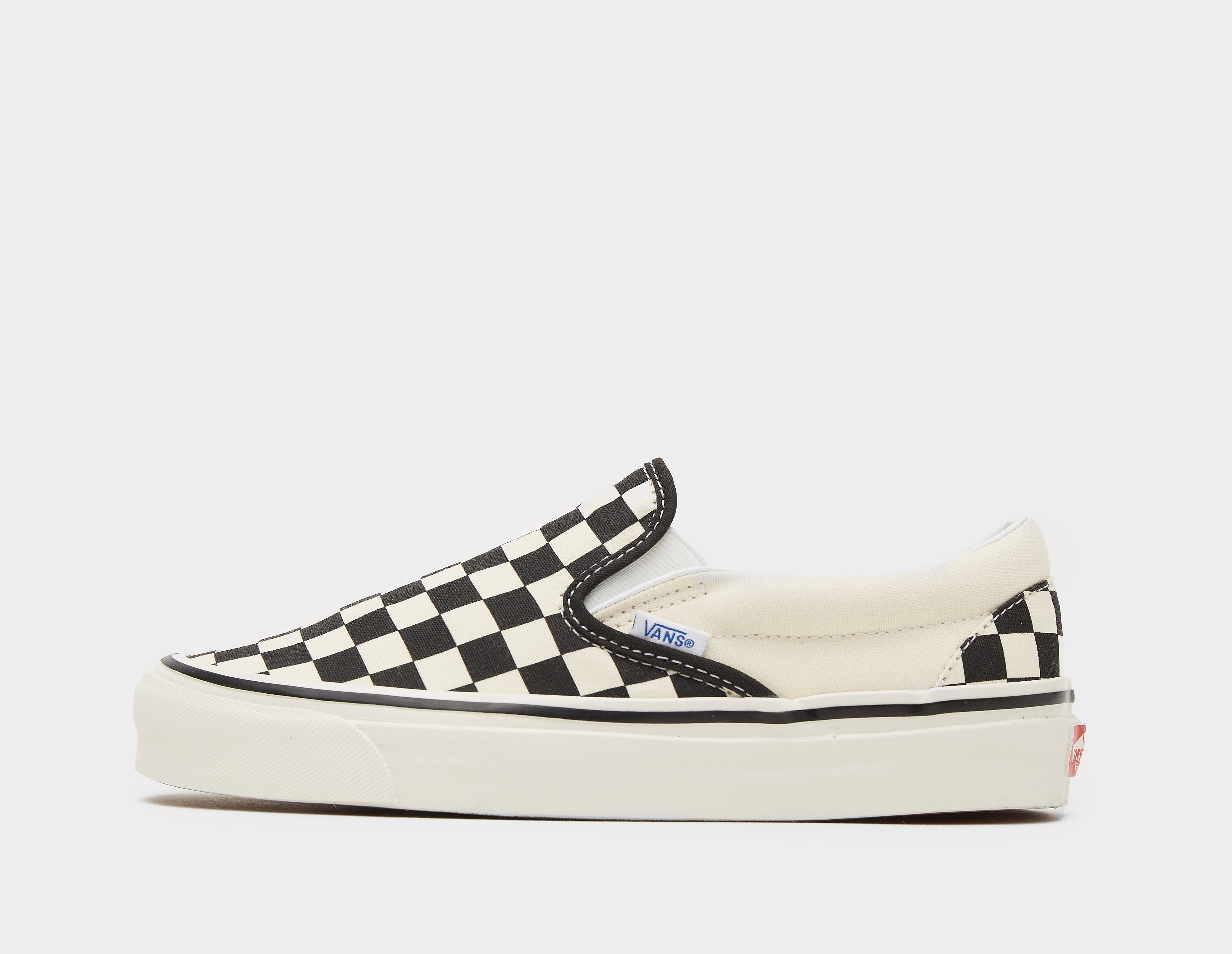 Vans Anaheim Checkboard Slip-On Femme, noir