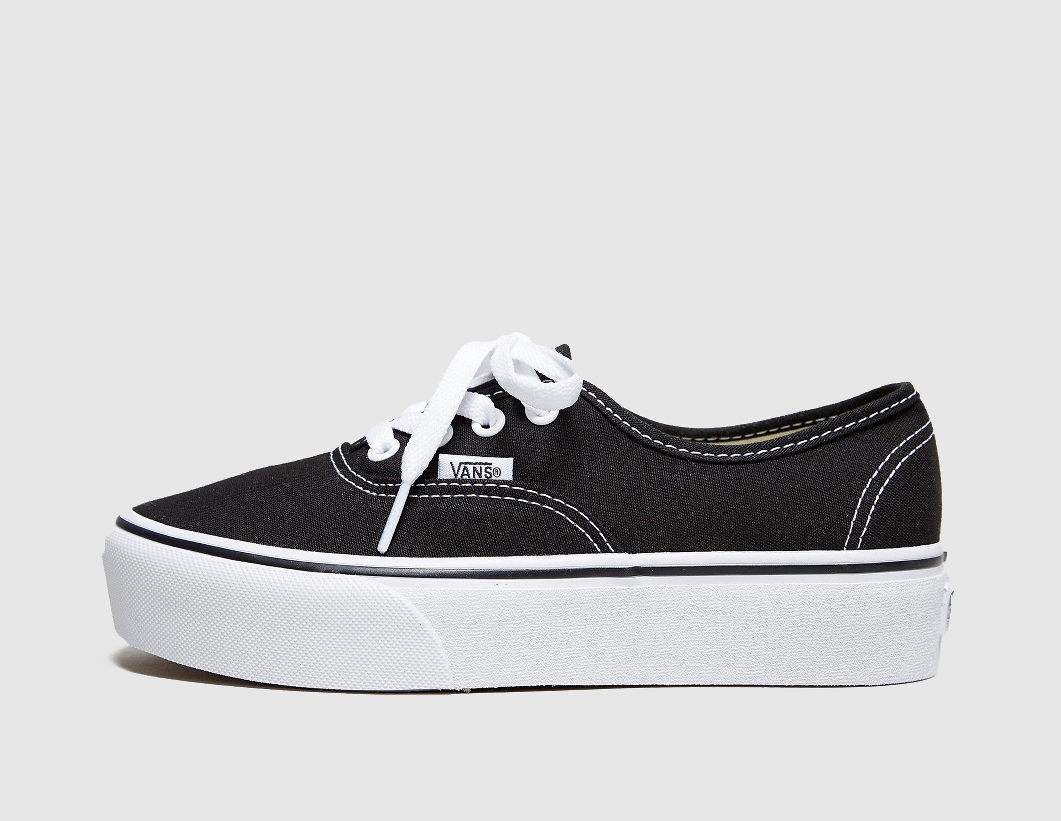 Vans Authentic Platform Femme, noir