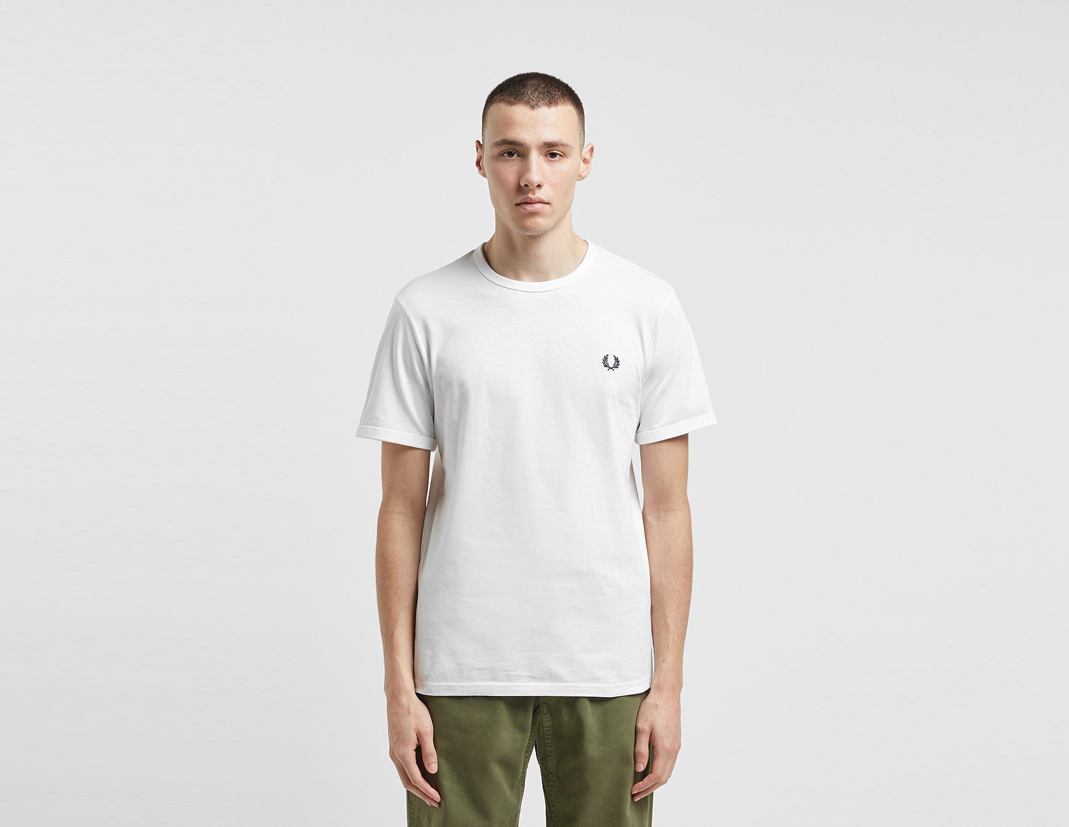 Fred Perry T-Shirt Ringer, blanc
