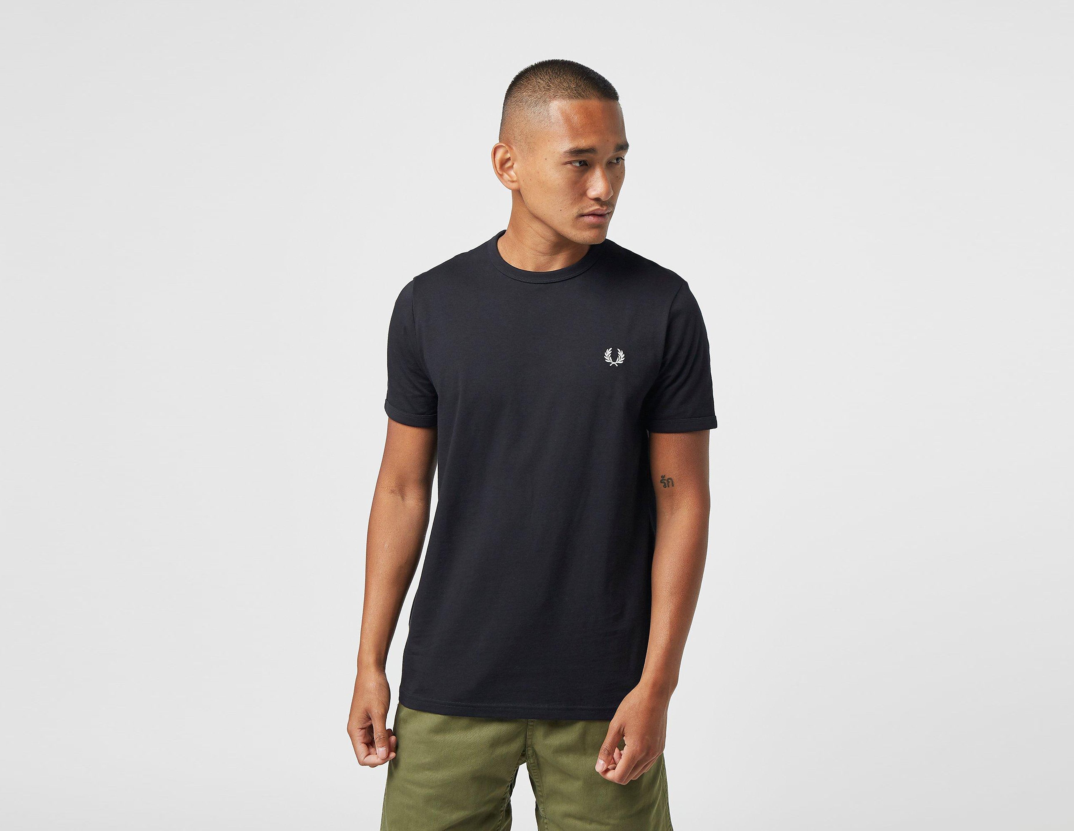 Fred Perry T-Shirt Ringer, noir