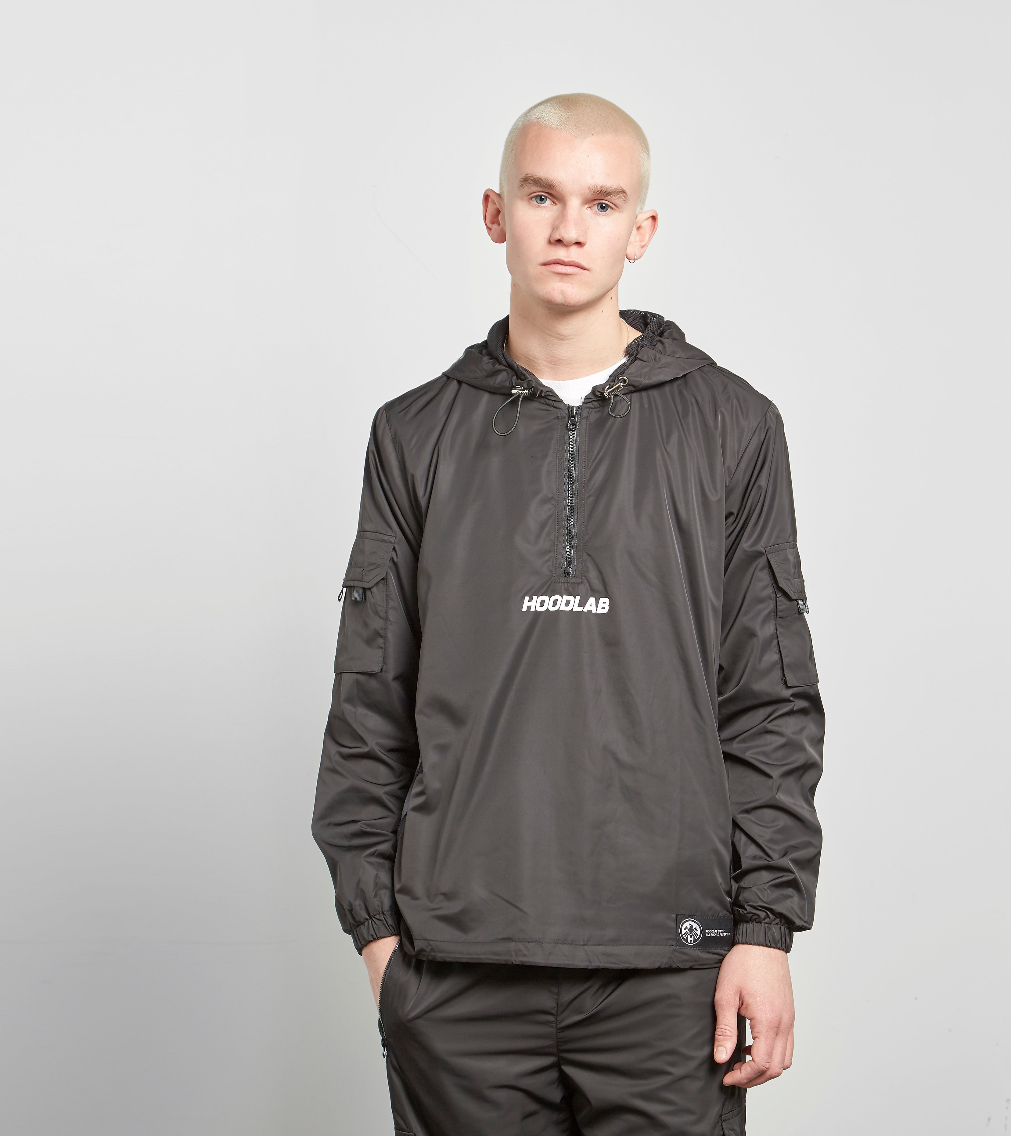 Hoodlab Nylon Jas Zwart hoodlab kopen in de aanbieding