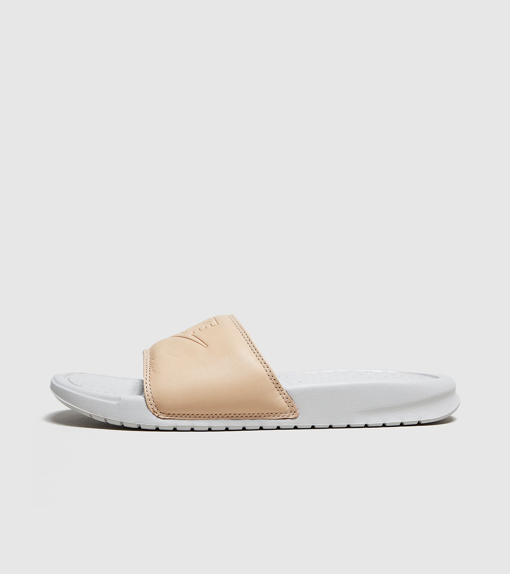 Nike Benassi Just Do It Slides Dames Tanwhite nike kopen in de aanbieding
