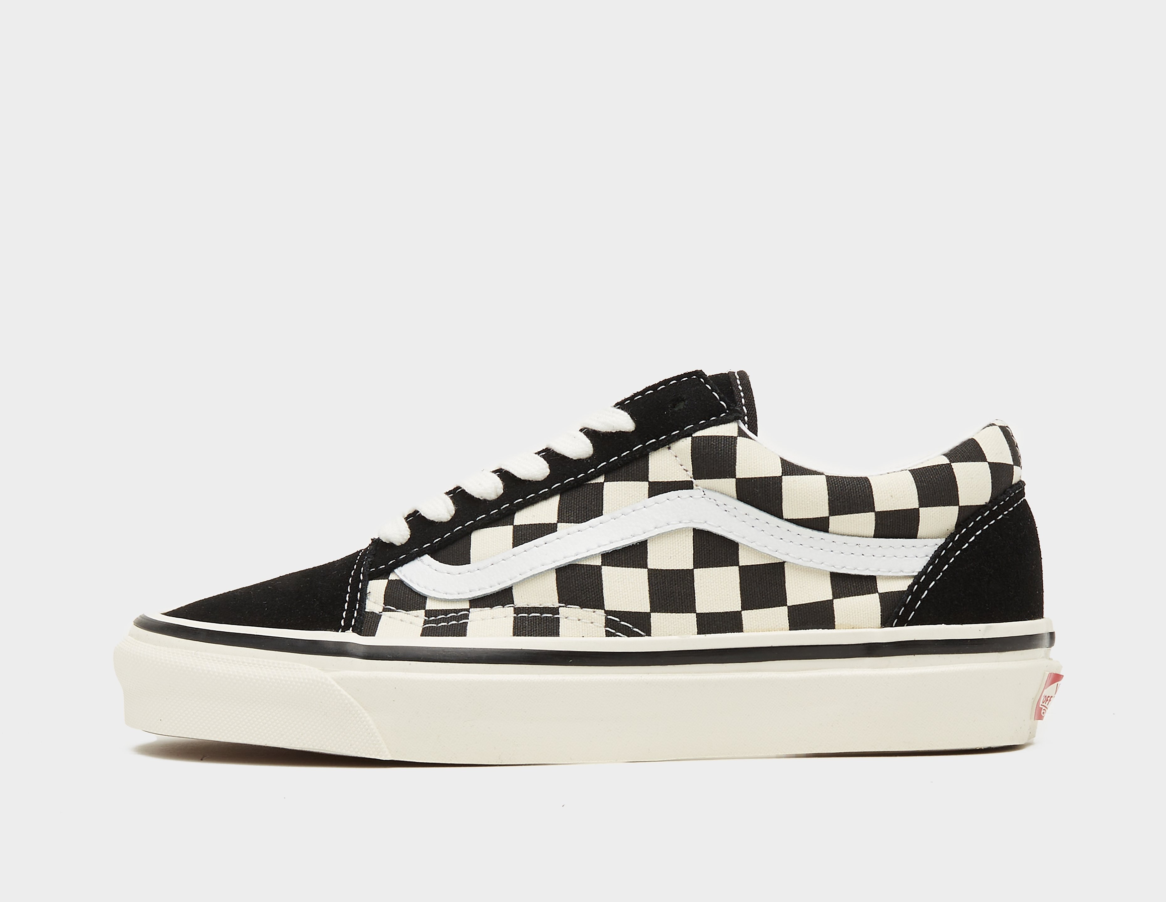 Vans Anaheim Old Skool Checkerboard Femme, noir