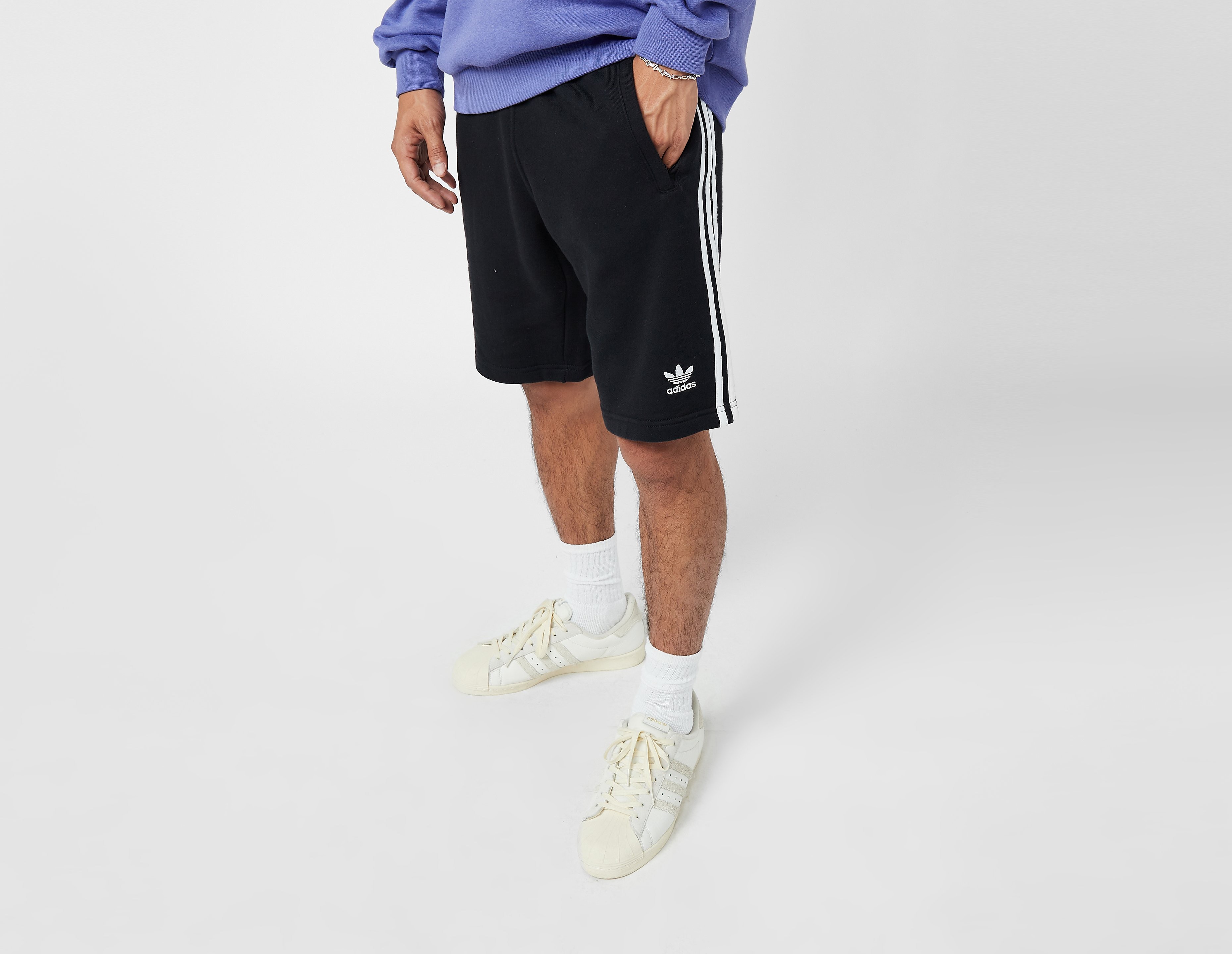 adidas Originals Pantaloncini 3-Stripes, nero