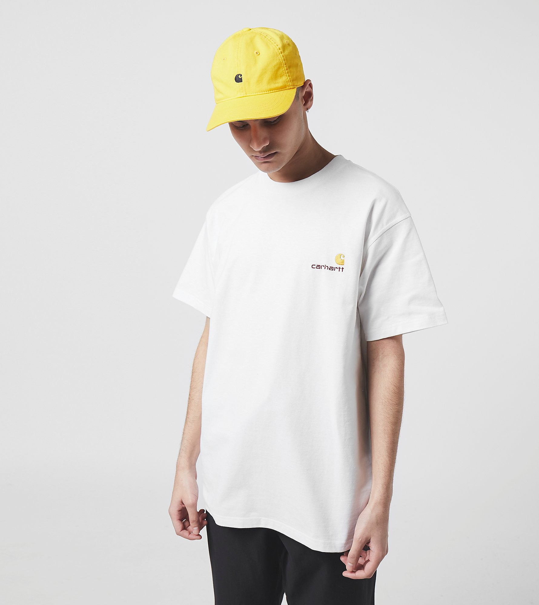 Carhartt WIP T-Shirt American Script, blanc
