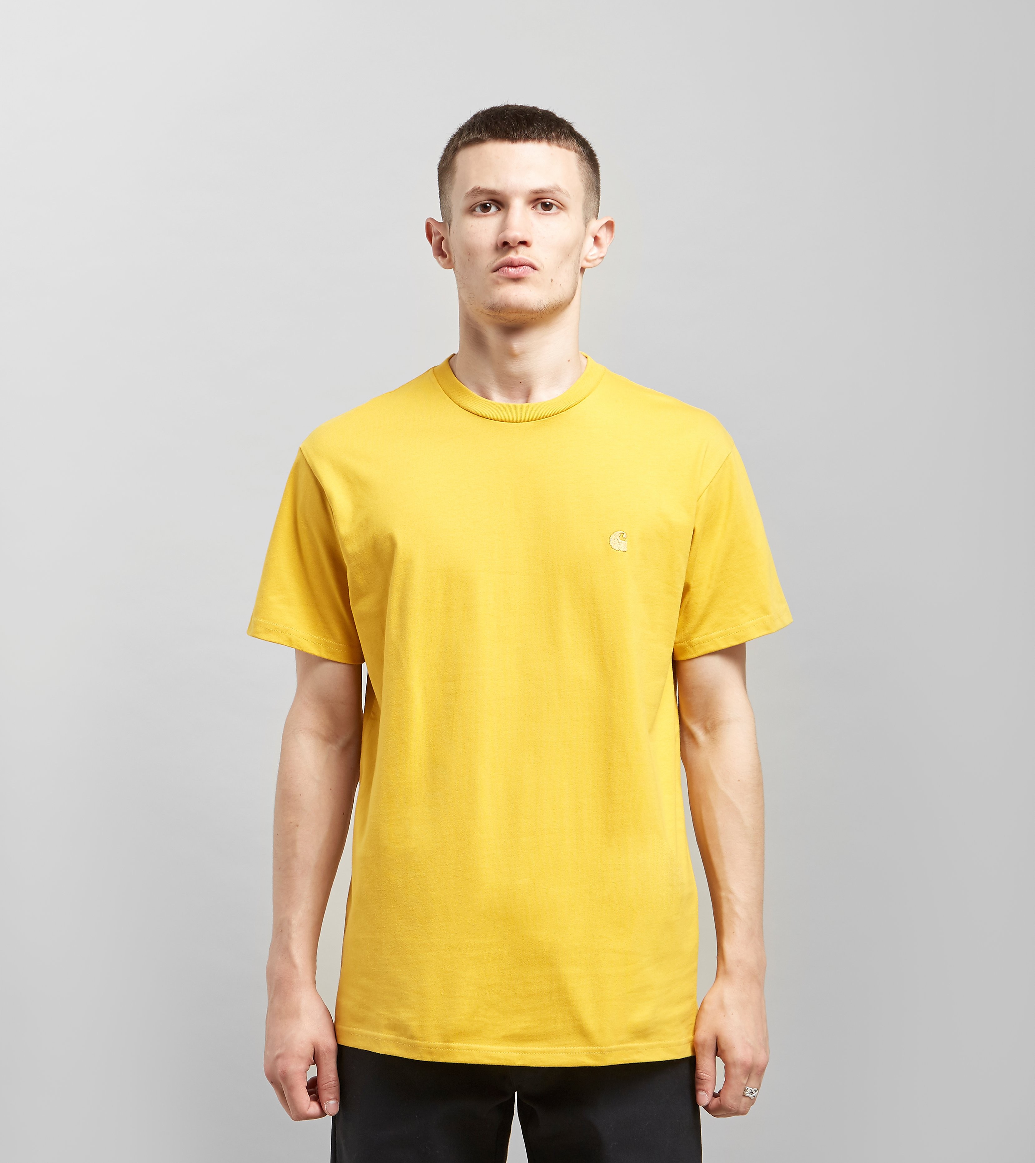 Carhartt Wip Chase T Shirt Geel carhartt wip kopen in de aanbieding