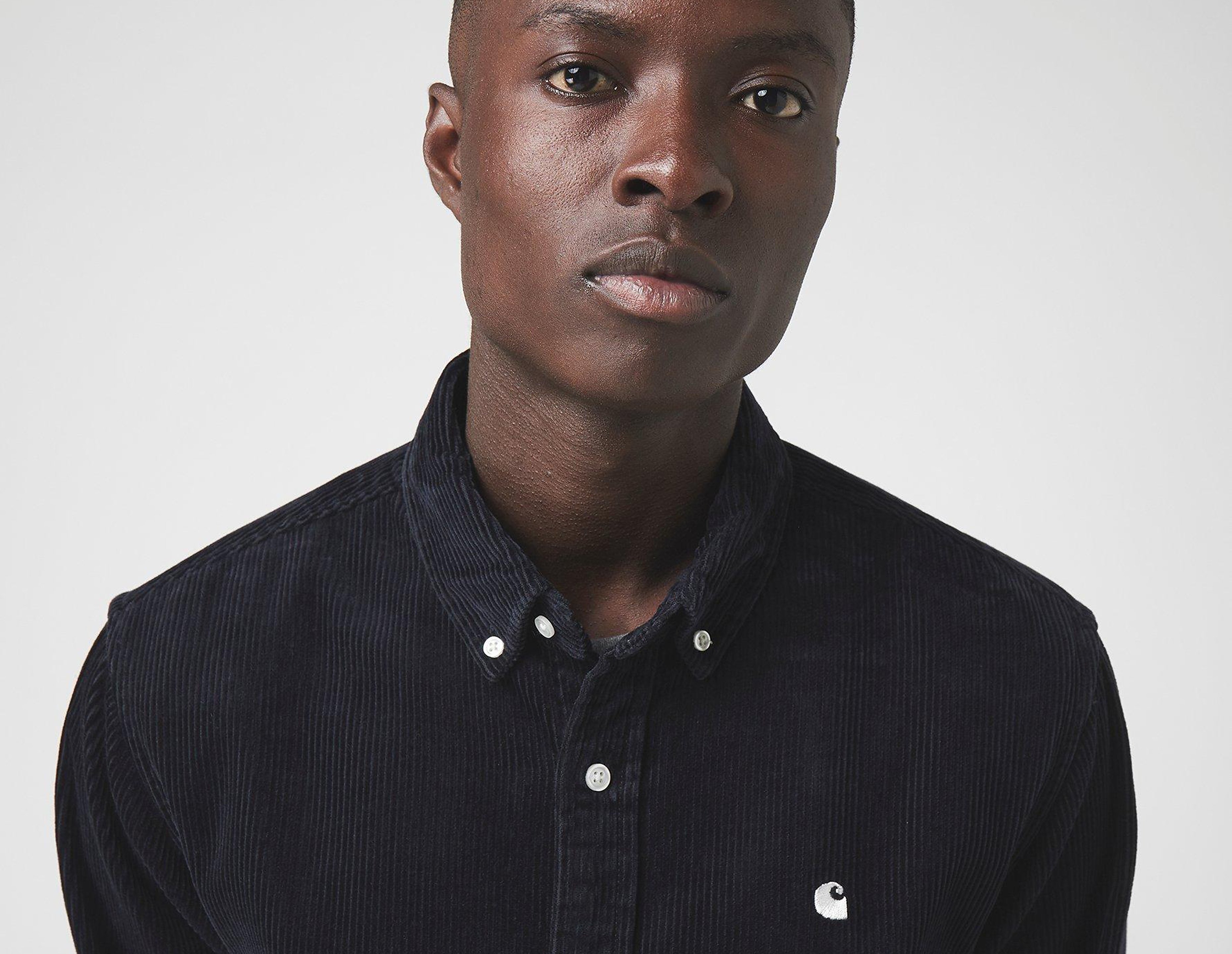 Carhartt WIP Camicia Madison Cord, celeste