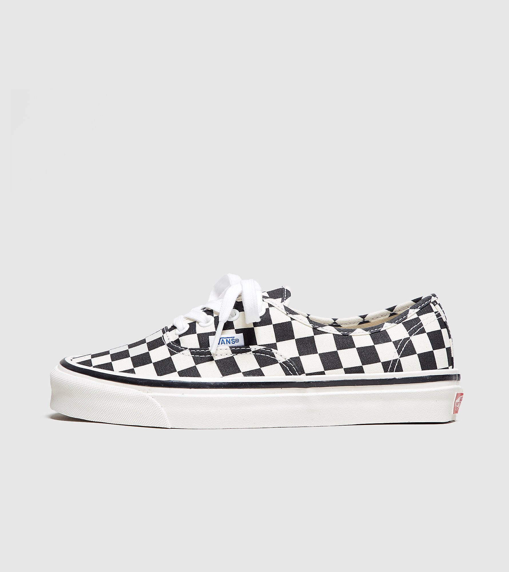 Vans Anaheim Authentic Checkerboard Dames Zwart vans kopen in de aanbieding
