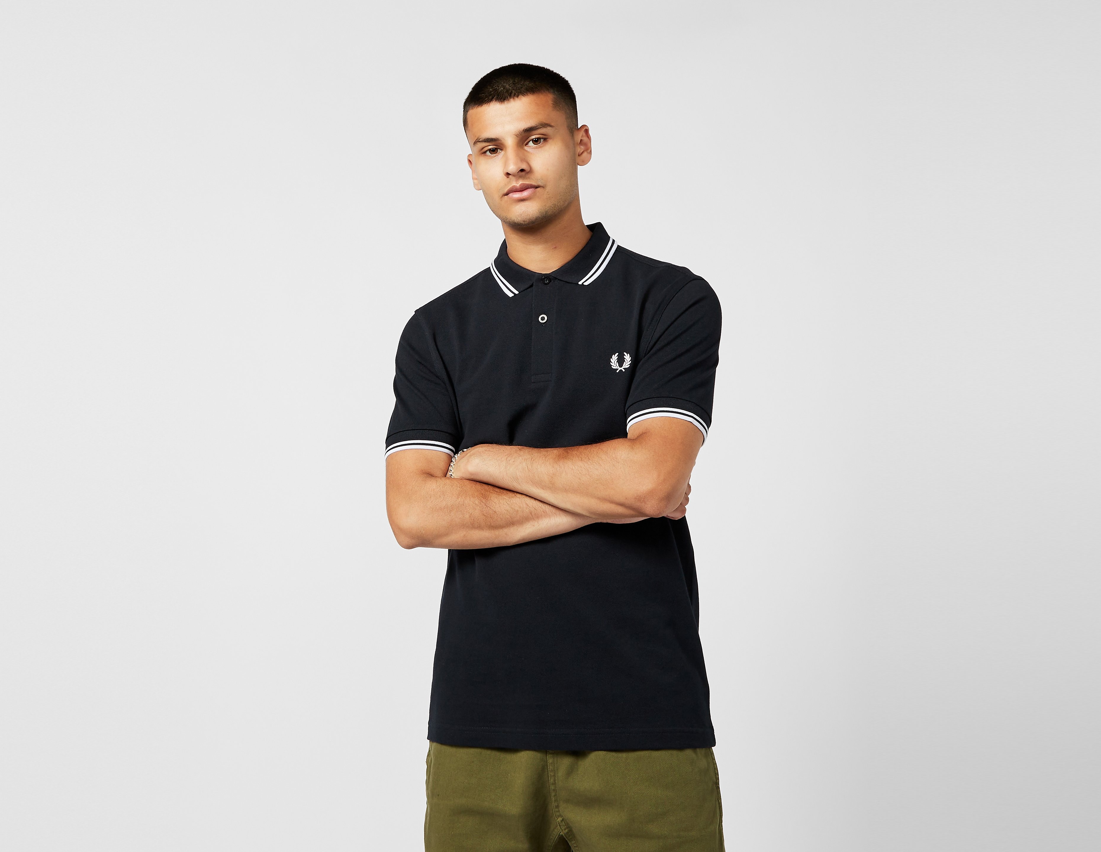 Fred Perry Twin Tipped Short Sleeve Polo Shirt