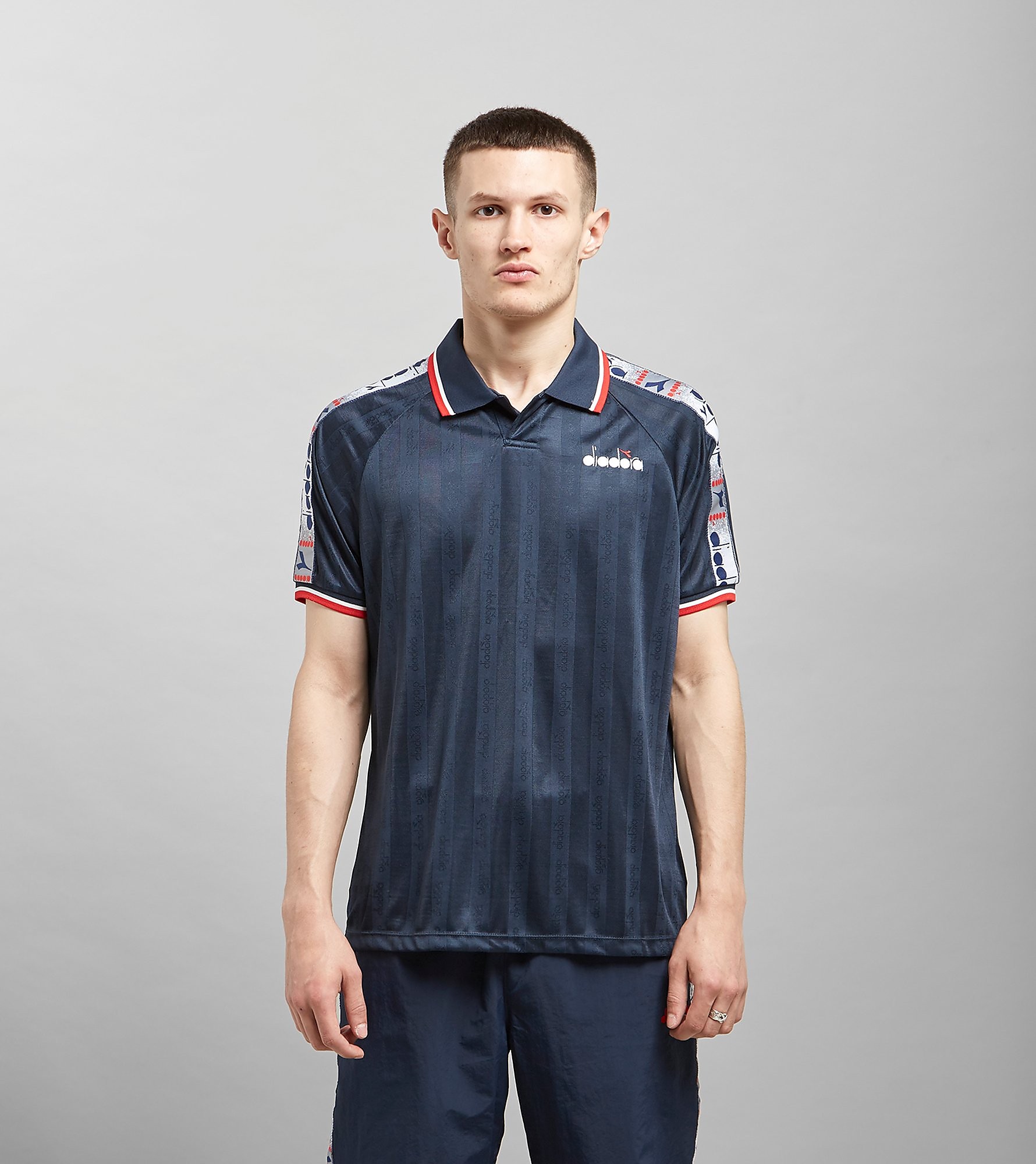 Diadora Offside Polo Shirt Blauw diadora kopen in de aanbieding