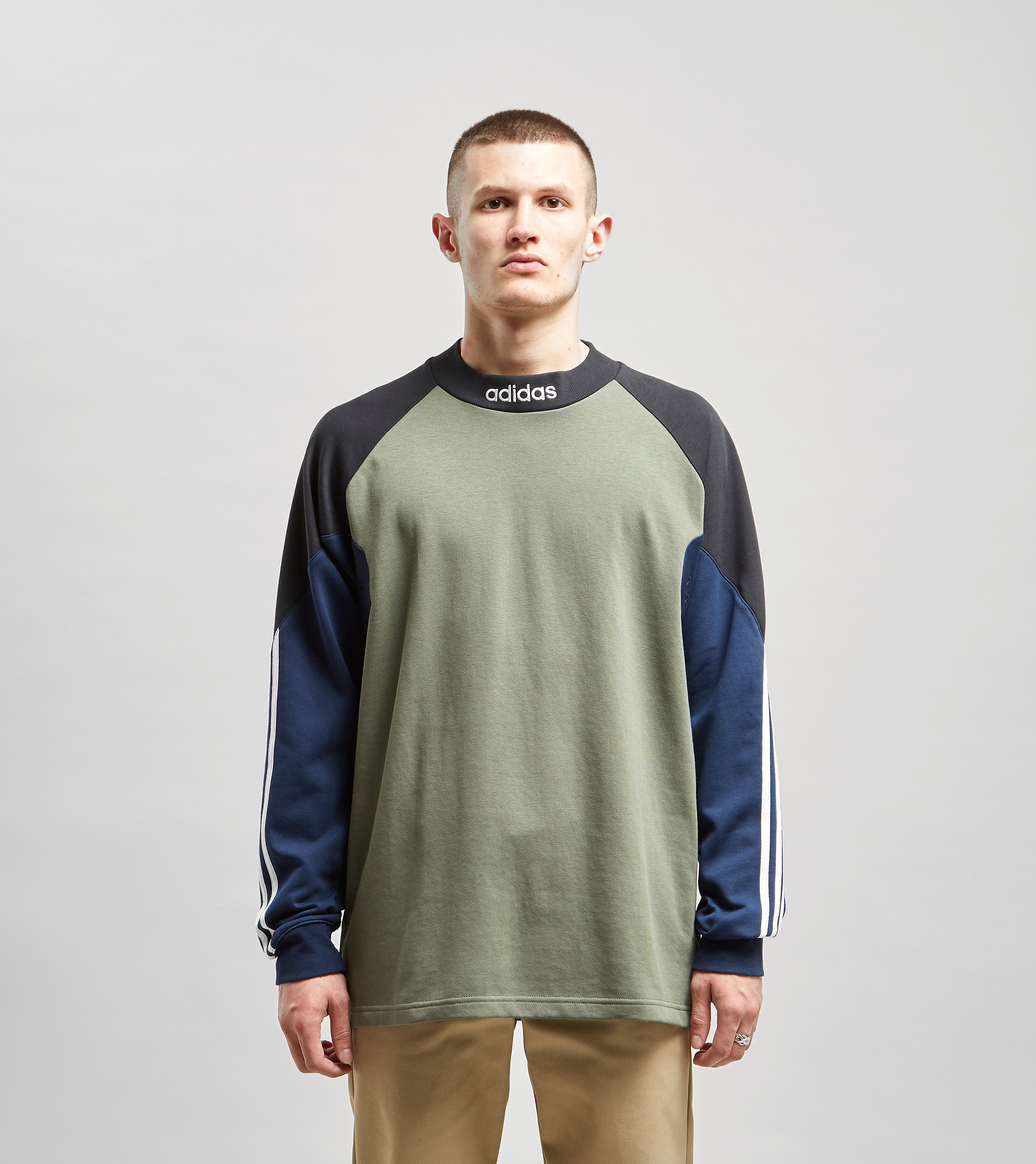 Adidas Originals Skateboarding Goalie Shirt Groen adidas originals kopen in de aanbieding