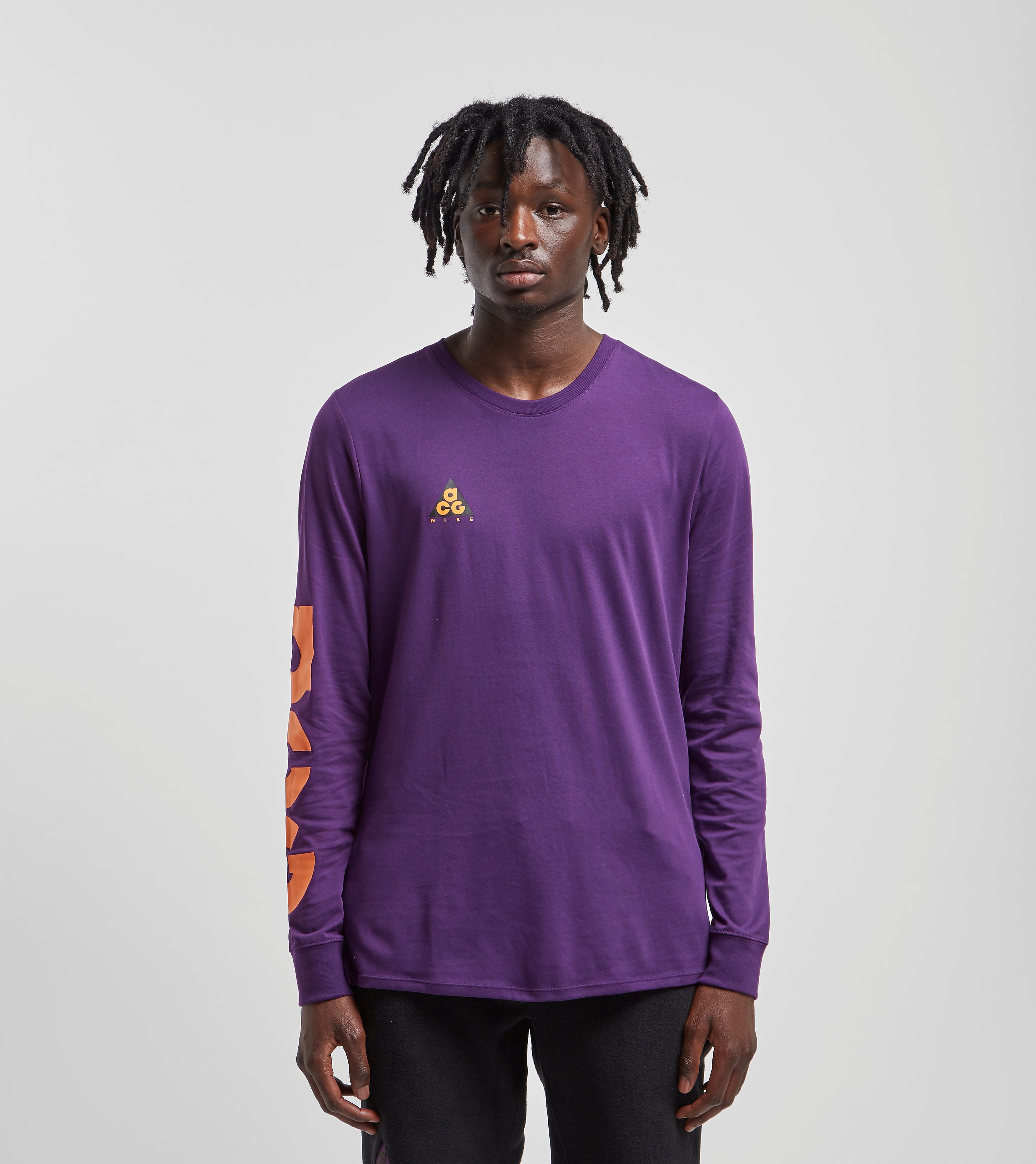 Nike Acg Long Sleeved T Shirt Paars nike kopen in de aanbieding