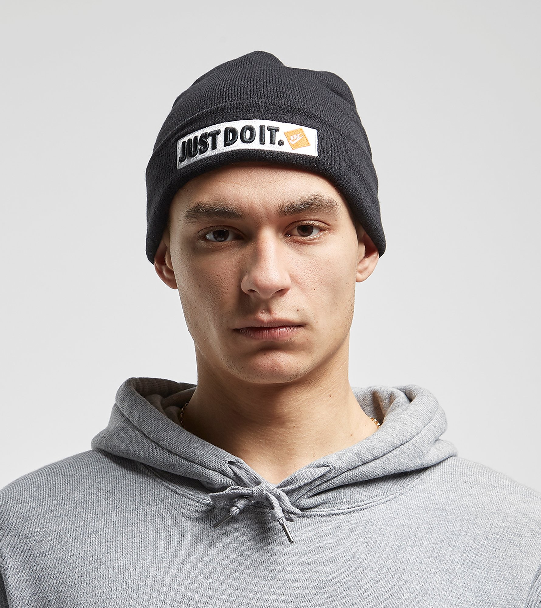 Nike Just Do It Beanie Zwart nike kopen in de aanbieding