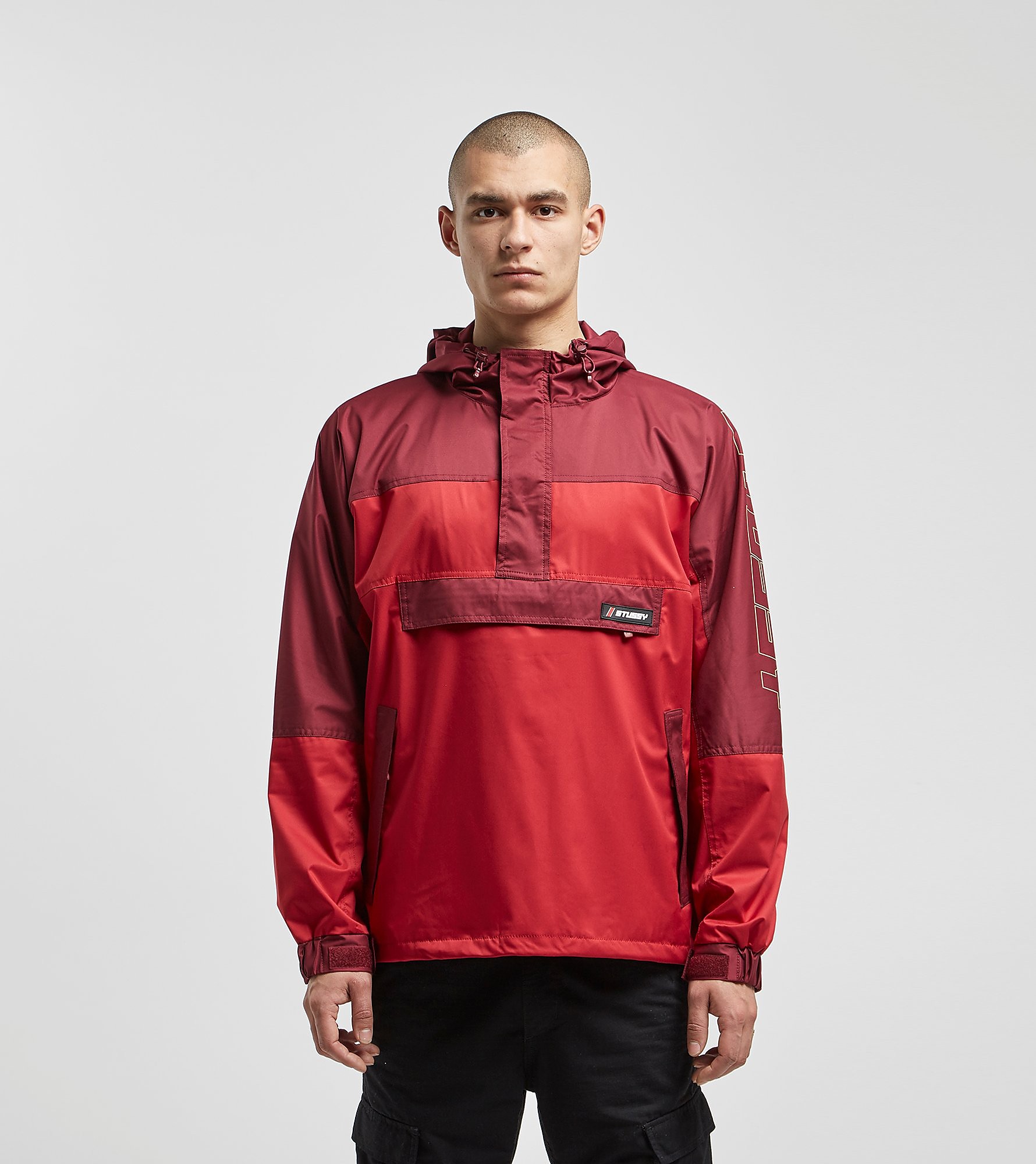 Stussy Allpine Pullover Jacket Rood stussy kopen in de aanbieding
