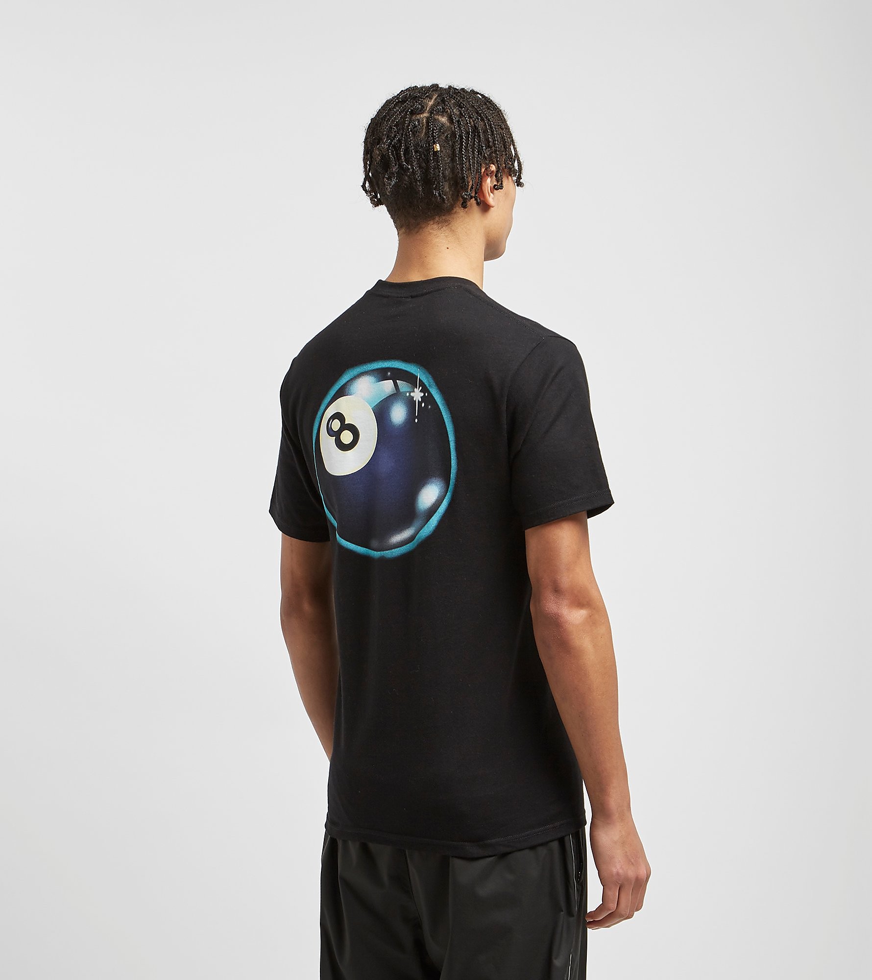Stussy Mystic 8 Ball T Shirt Zwart stussy kopen in de aanbieding