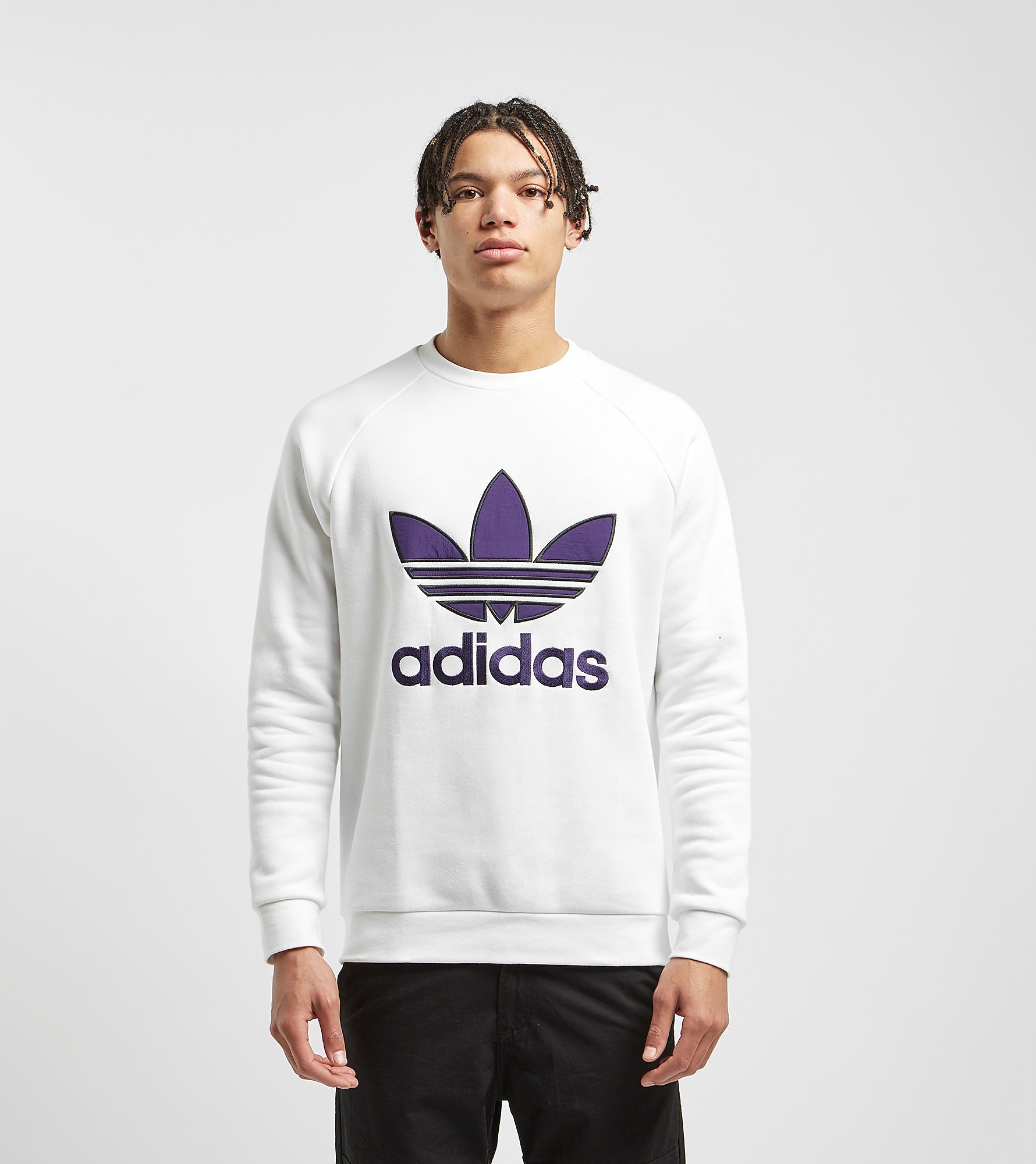 Adidas Originals Sportivo Crew Sweatshirt Wit adidas originals kopen in de aanbieding