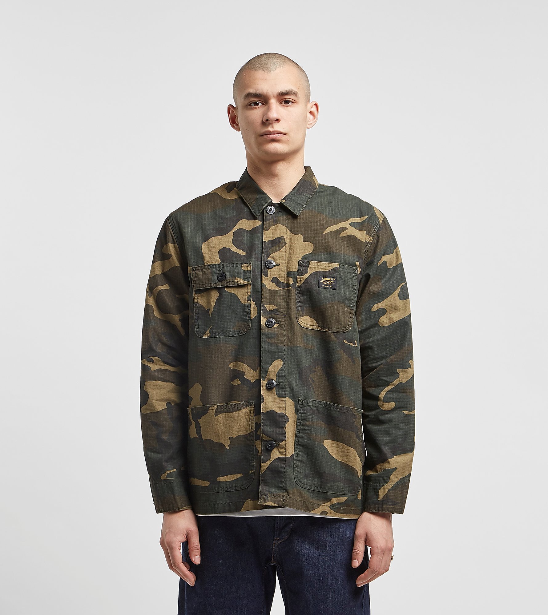 Carhartt Wip Michigan Shirt Jacket Camo carhartt wip kopen in de aanbieding
