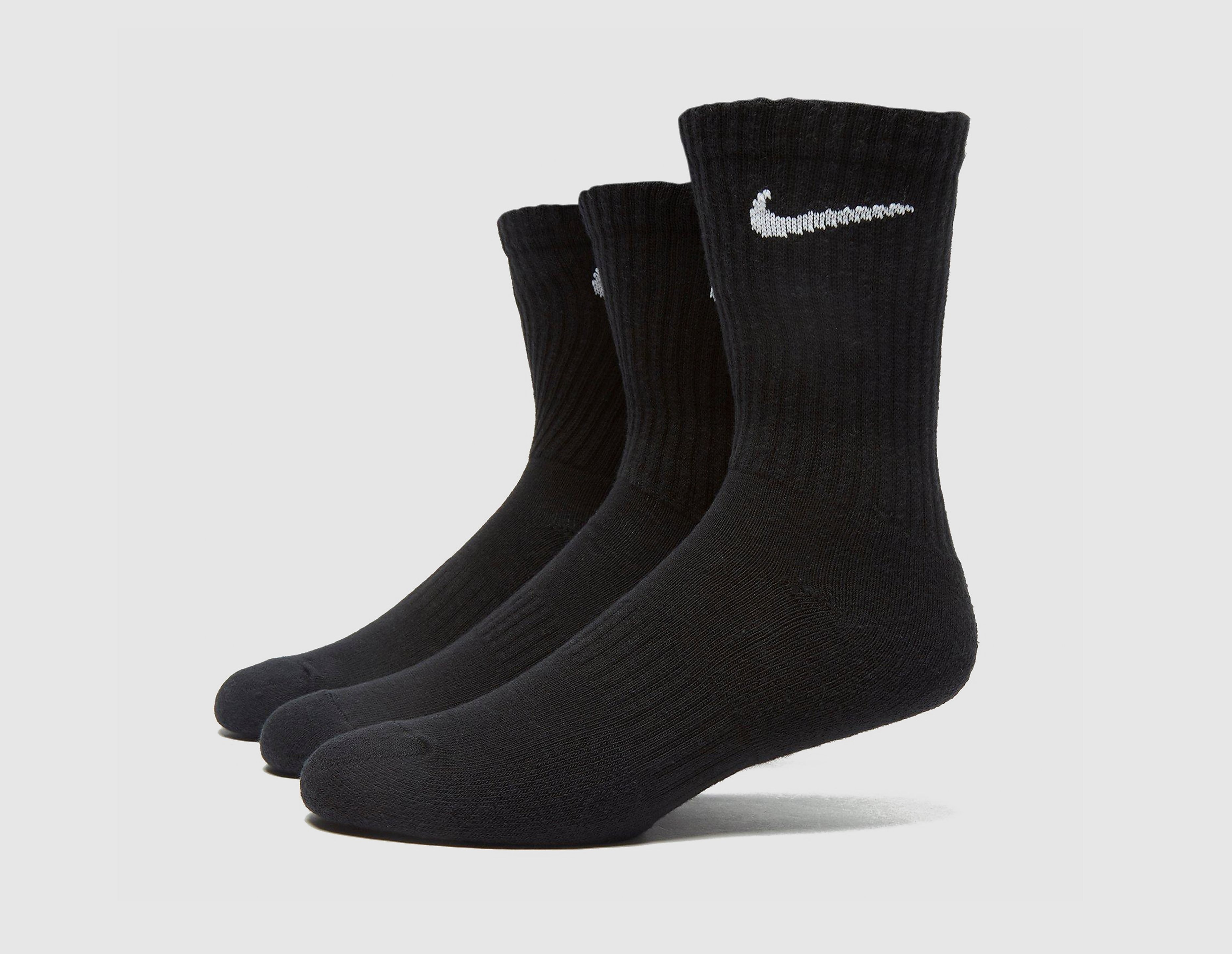 Nike Chaussettes 3 Pack, noir