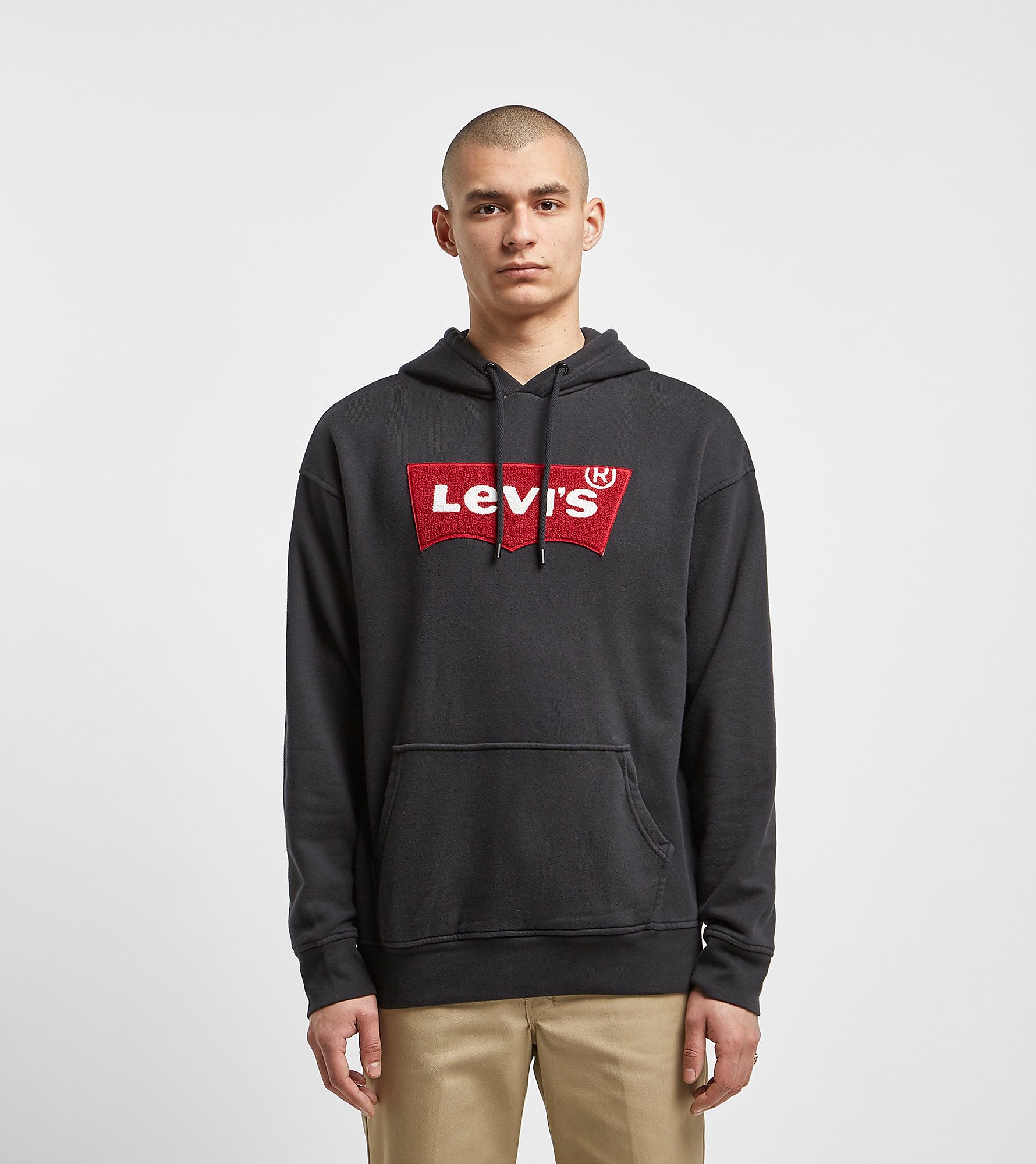 Levis Batwing Hoodie Zwart levis kopen in de aanbieding