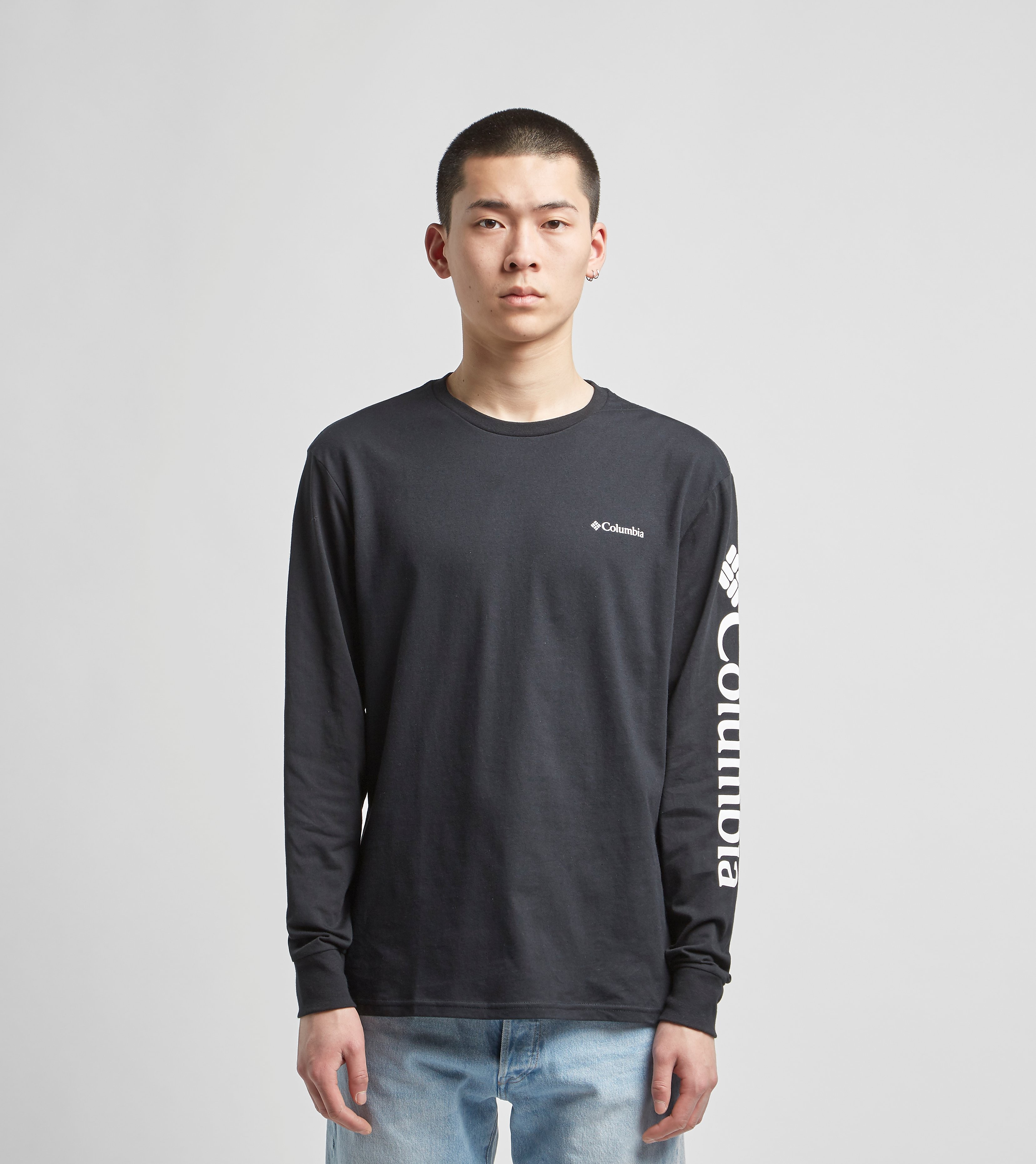 Columbia North Cascades Long Sleeve T Shirt Zwart columbia kopen in de aanbieding