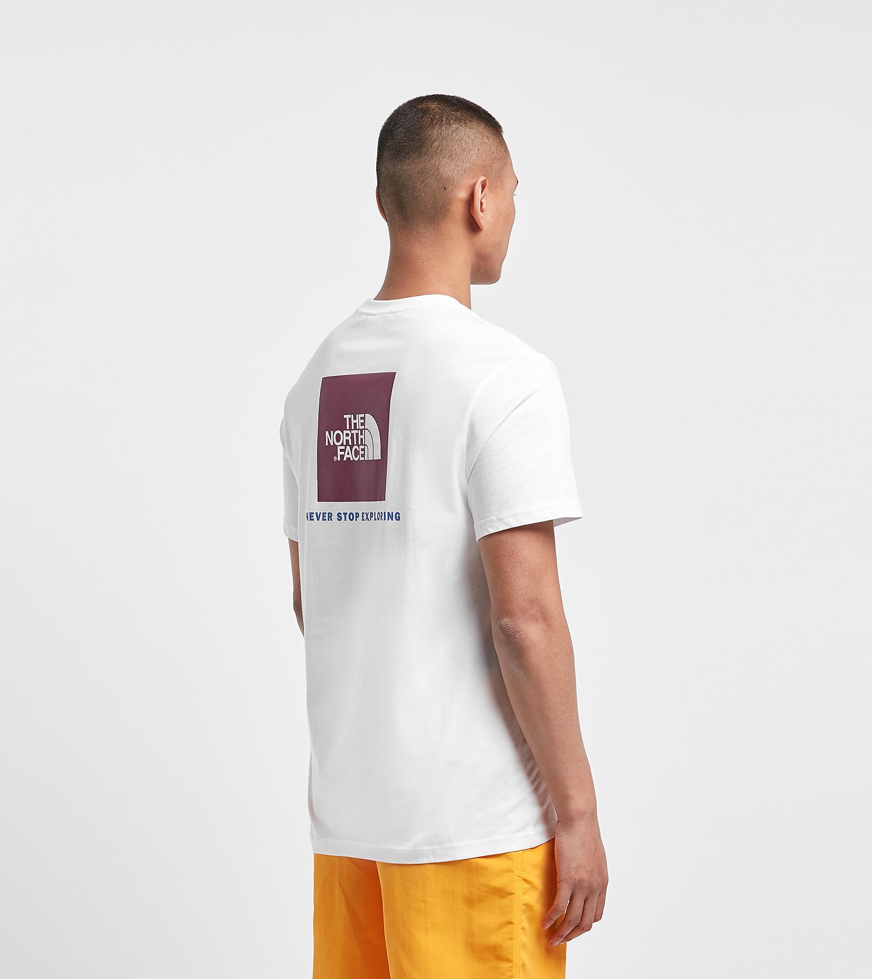 The North Face Red Box T Shirt Wit the north face kopen in de aanbieding