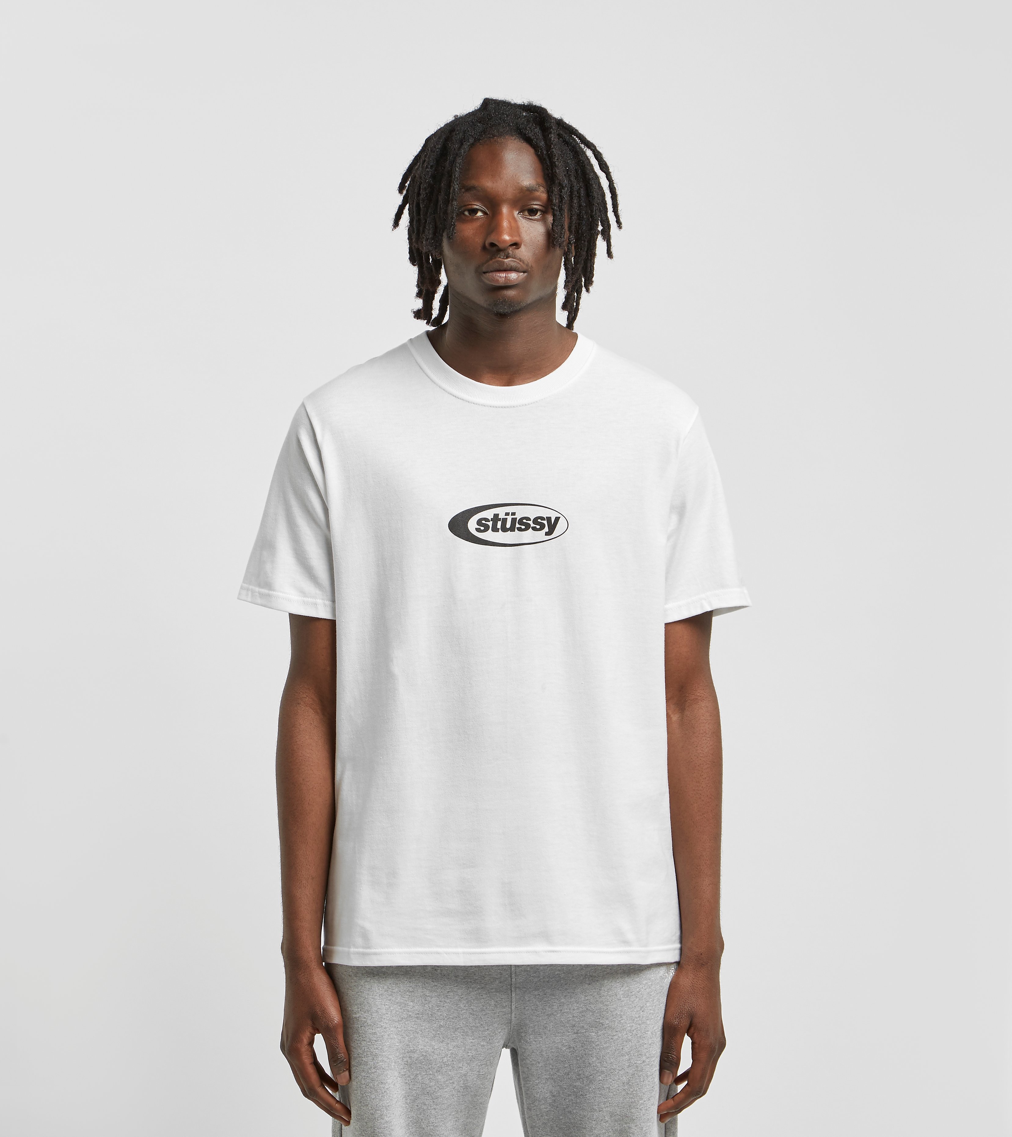 Stussy Eclipse T Shirt Wit stussy kopen in de aanbieding