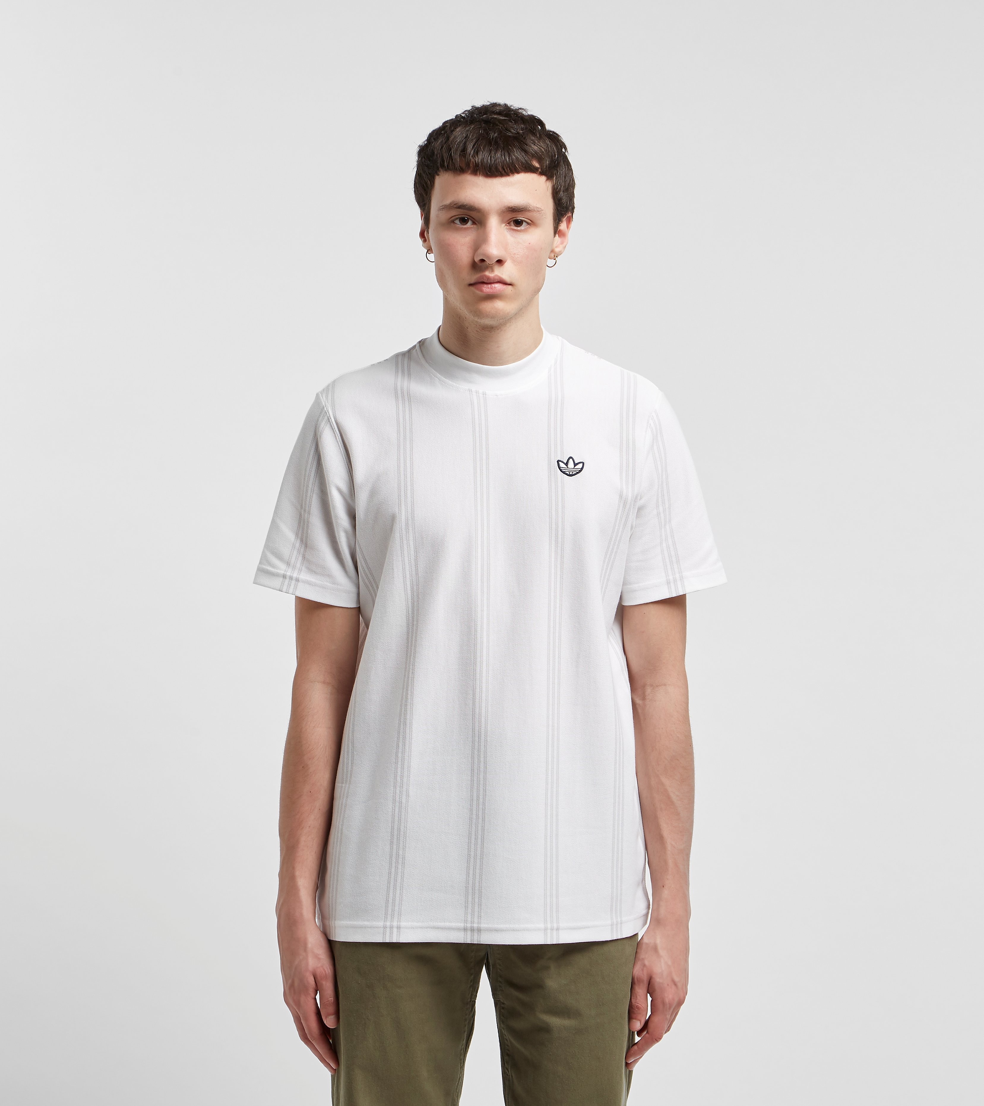 Adidas Originals Stripes T Shirt Wit adidas originals kopen in de aanbieding