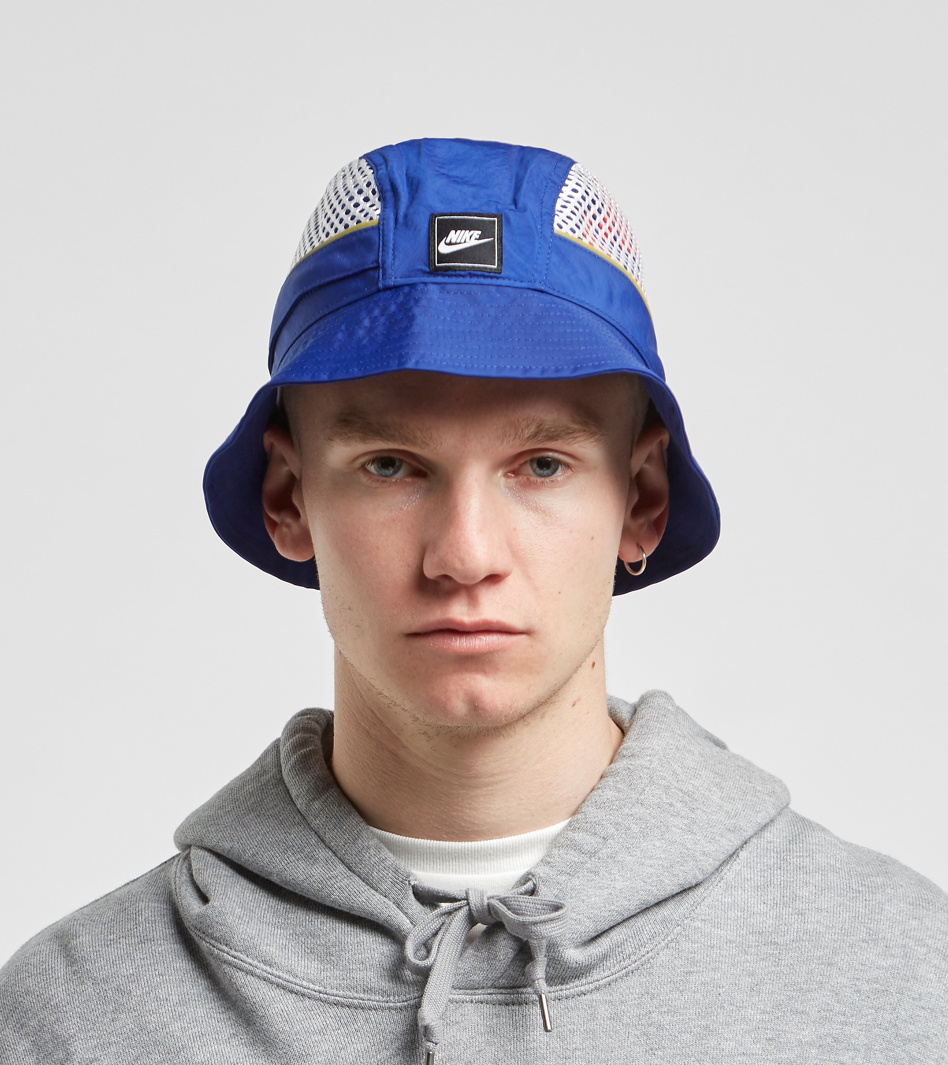 Nike Nsw Swoosh Mesh Bucket Hat Blauw nike kopen in de aanbieding