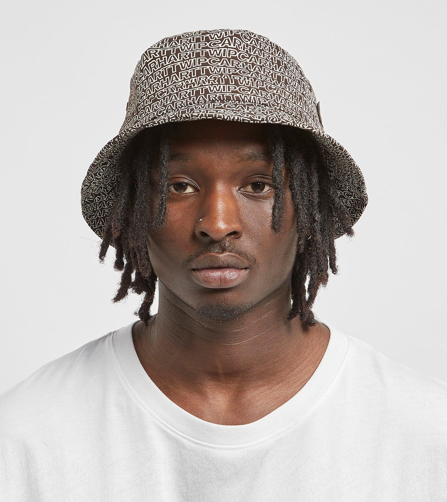 Carhartt Wip Typo Bucket Hat Bruin carhartt wip kopen in de aanbieding